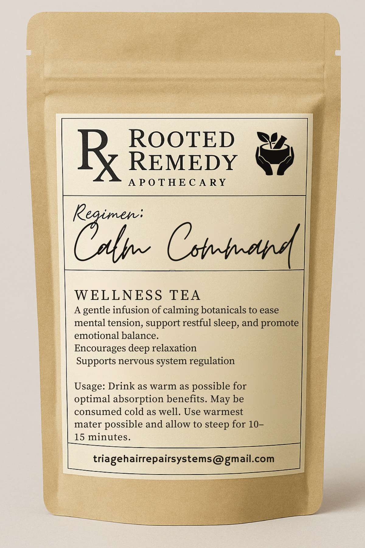 Calm Command Herbal Tea Blend