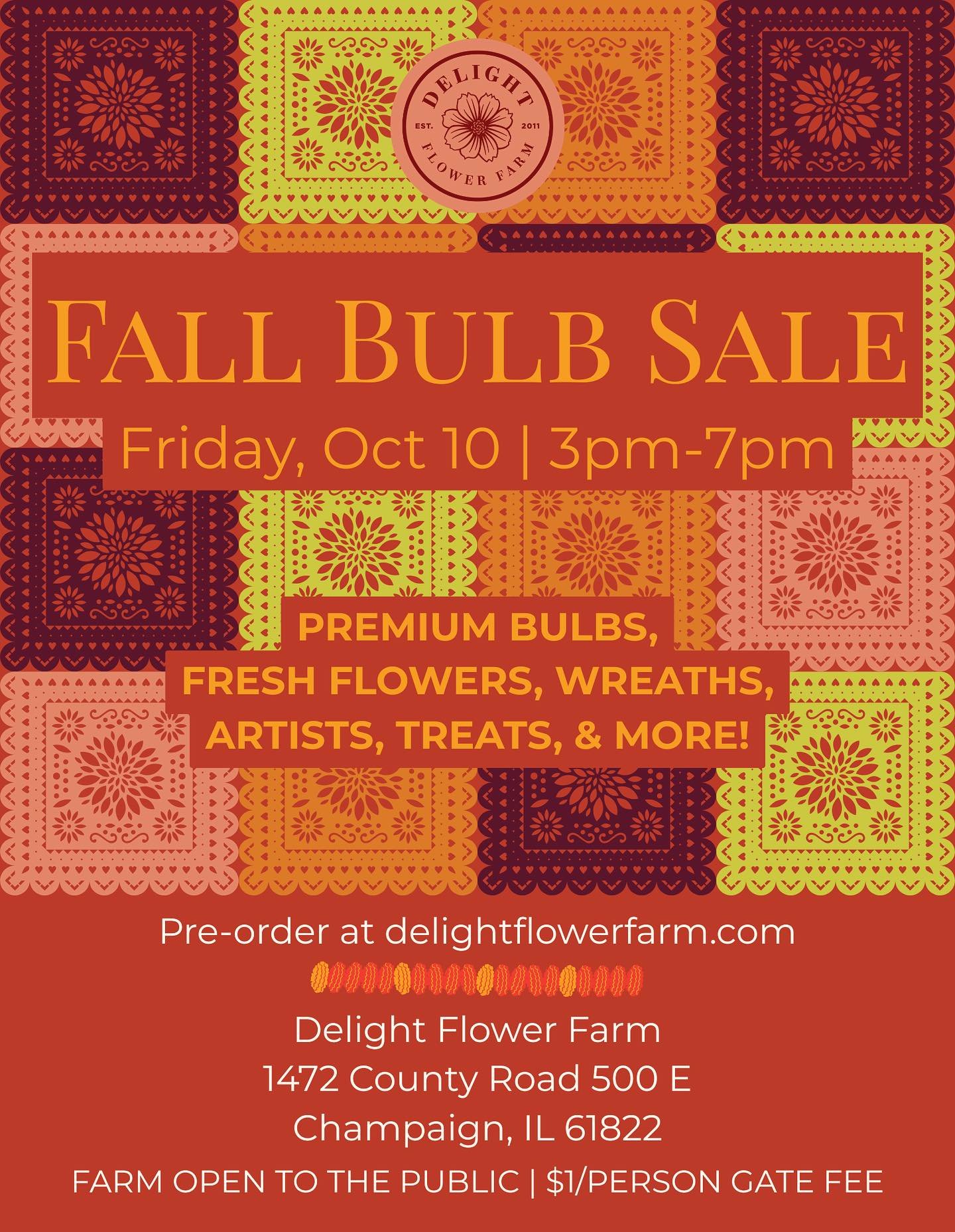 Loved walking out to a chilly fall morning today on my way to the bakery to prep for the Fall Bulb Sale at @delightflowerfarm tomorrow evening! 

I&rsquo;m bringing some fall @*%! as @avionicsfmc put it a few days ago with their scrumptious looking a
