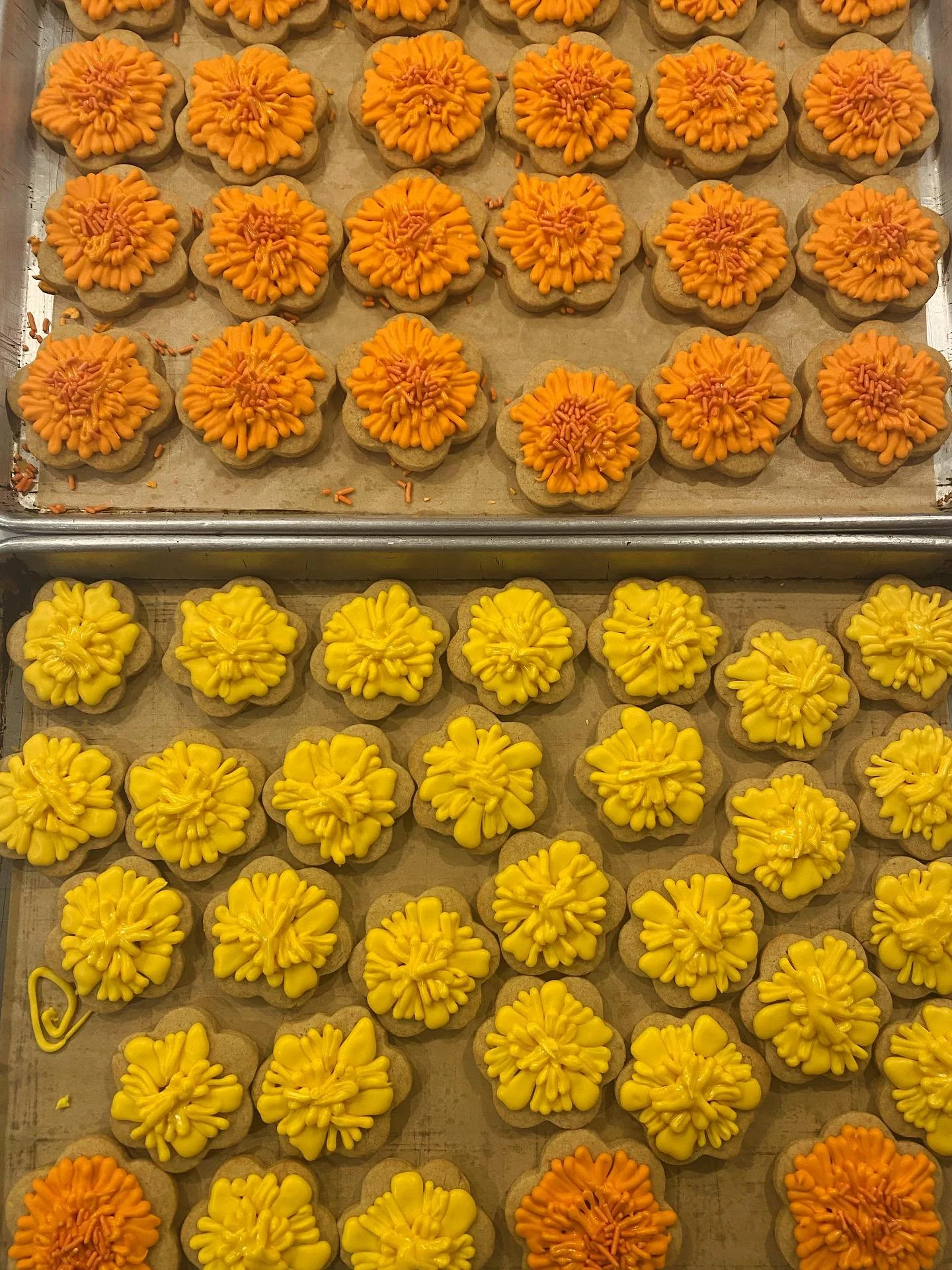 Spooky Season cookies tomorrow!!! I have lots of extra cookies, plan is to put em out on the counter at @elmcityroastery with a jar. Pay whatever you can for a cookie or two or three and I&rsquo;m gonna make sure all of those funds get used towards g