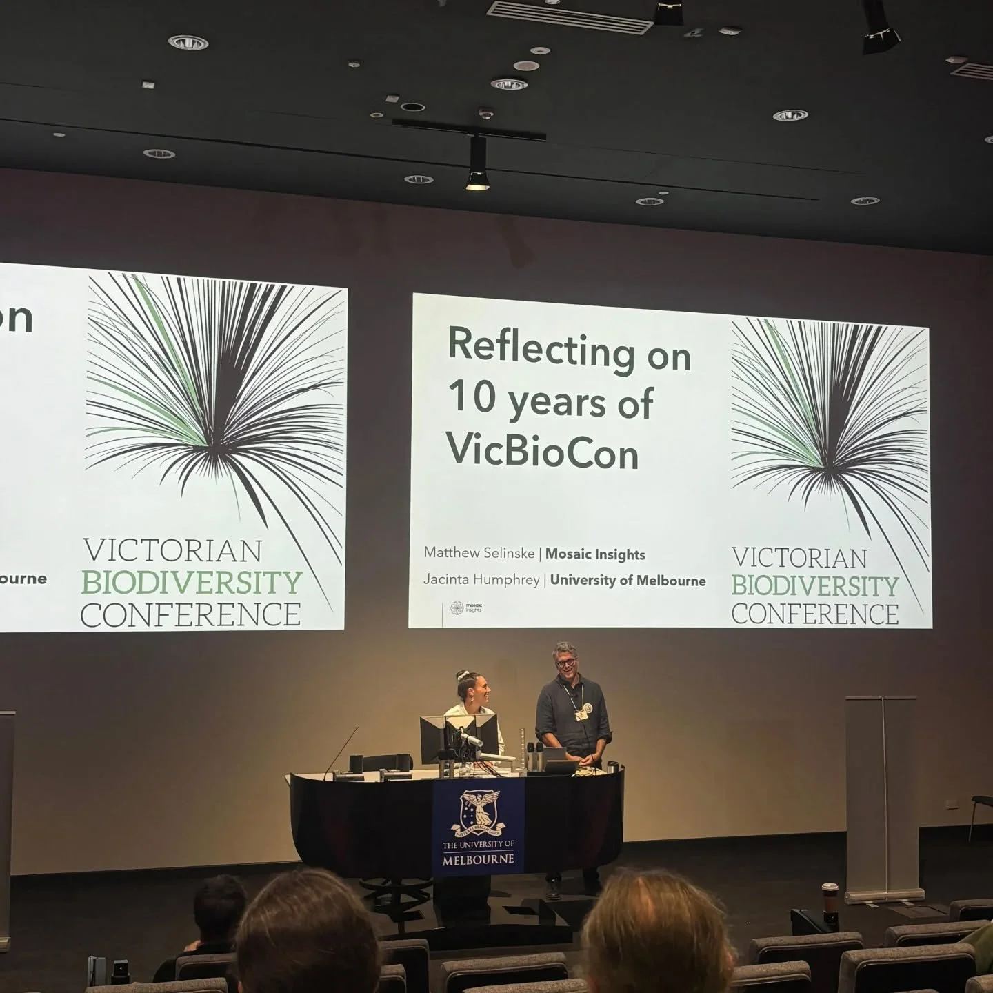 Some snippets from @vicbiocon this week 👨&zwj;🎓

So inspiring to hear from experts in the field ranging from fire ecology, social science, feral and pest management, marine science, urban ecology the list goes on 😍

Do yourselves a favour and buy 