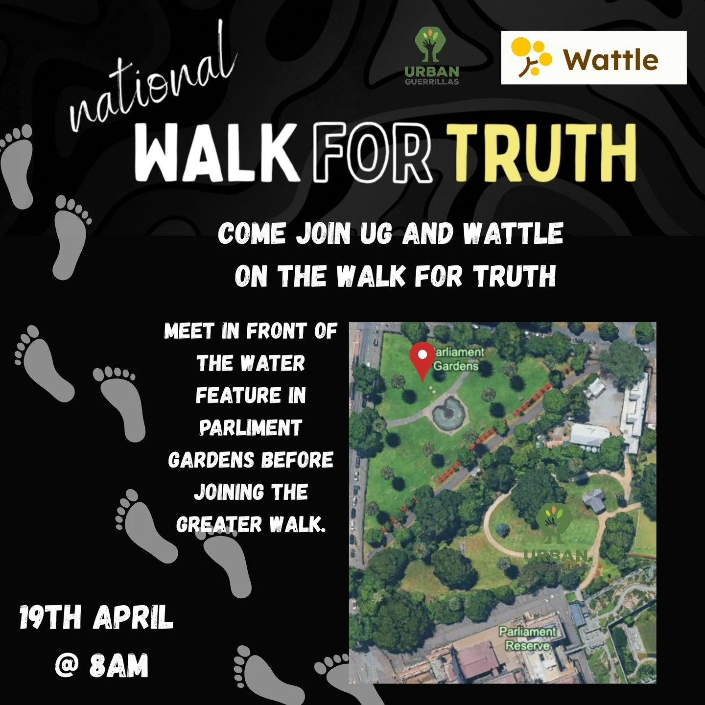 🖤💛 ❤️ WALK FOR TRUTH 👣👣👣

The time has come to show up about our shared history and walk the talk.

This Sunday, join us as we accompany Travis Lovett on his Melbourne leg of his Walk For Truth as he calls on Albo to commit to a national process