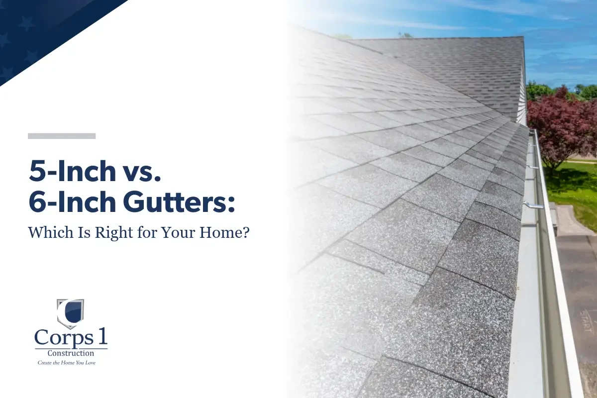 5-Inch vs. 6-Inch Gutters: Which Is Right for Your Home?