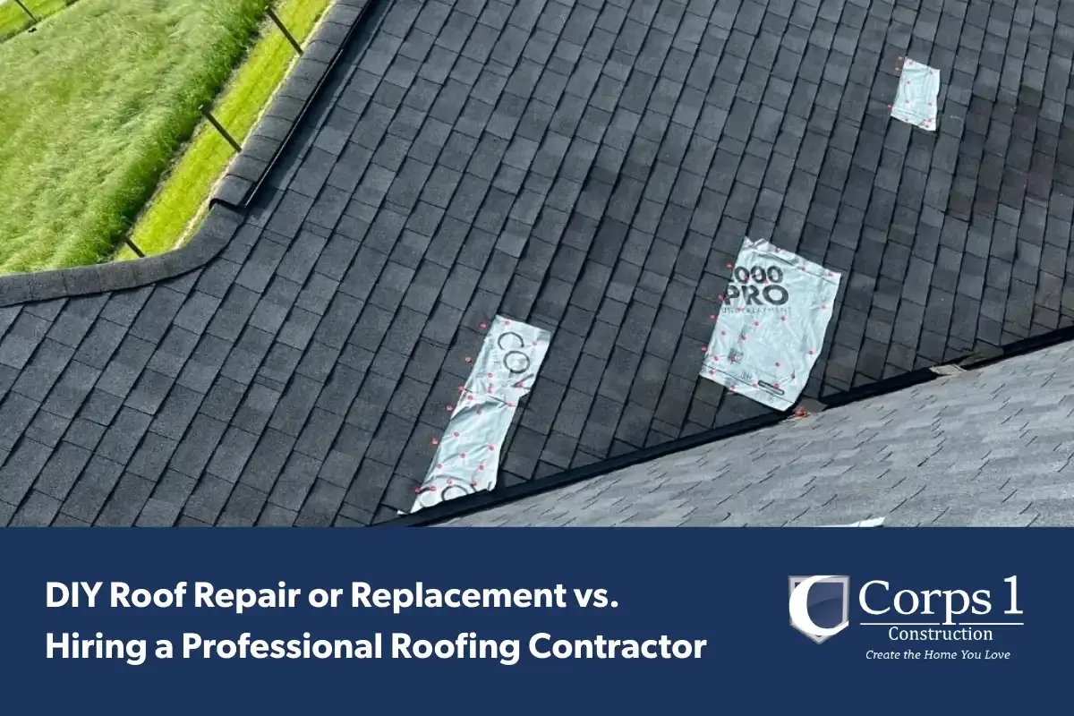 DIY Roof Repair or Replacement vs. Hiring a Professional Roofing Contractor