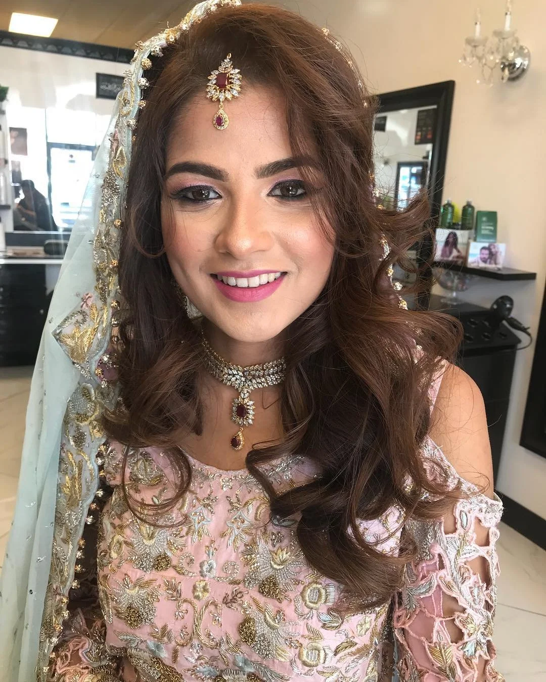 Beautiful bride came all the way from England to book us!
-
#makeup #hair #makeupartist #makeuplooks #bridalmakeup #pakistanibride #indianbride #hairandmakeupbyme #hairandmakeup #dupattasetting #beautiful #morphebabe #anastasiabrows