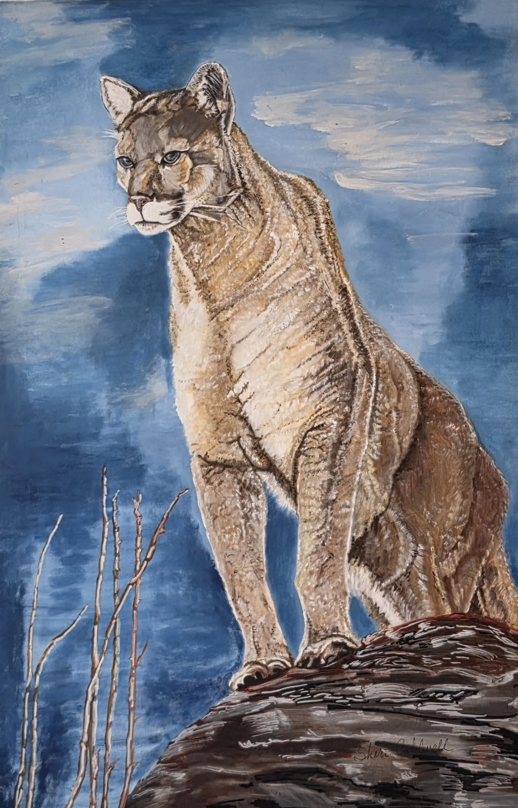 Mama Kitty (24x36)