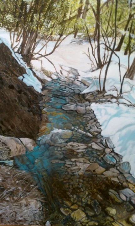Frozen Creek (36x24)