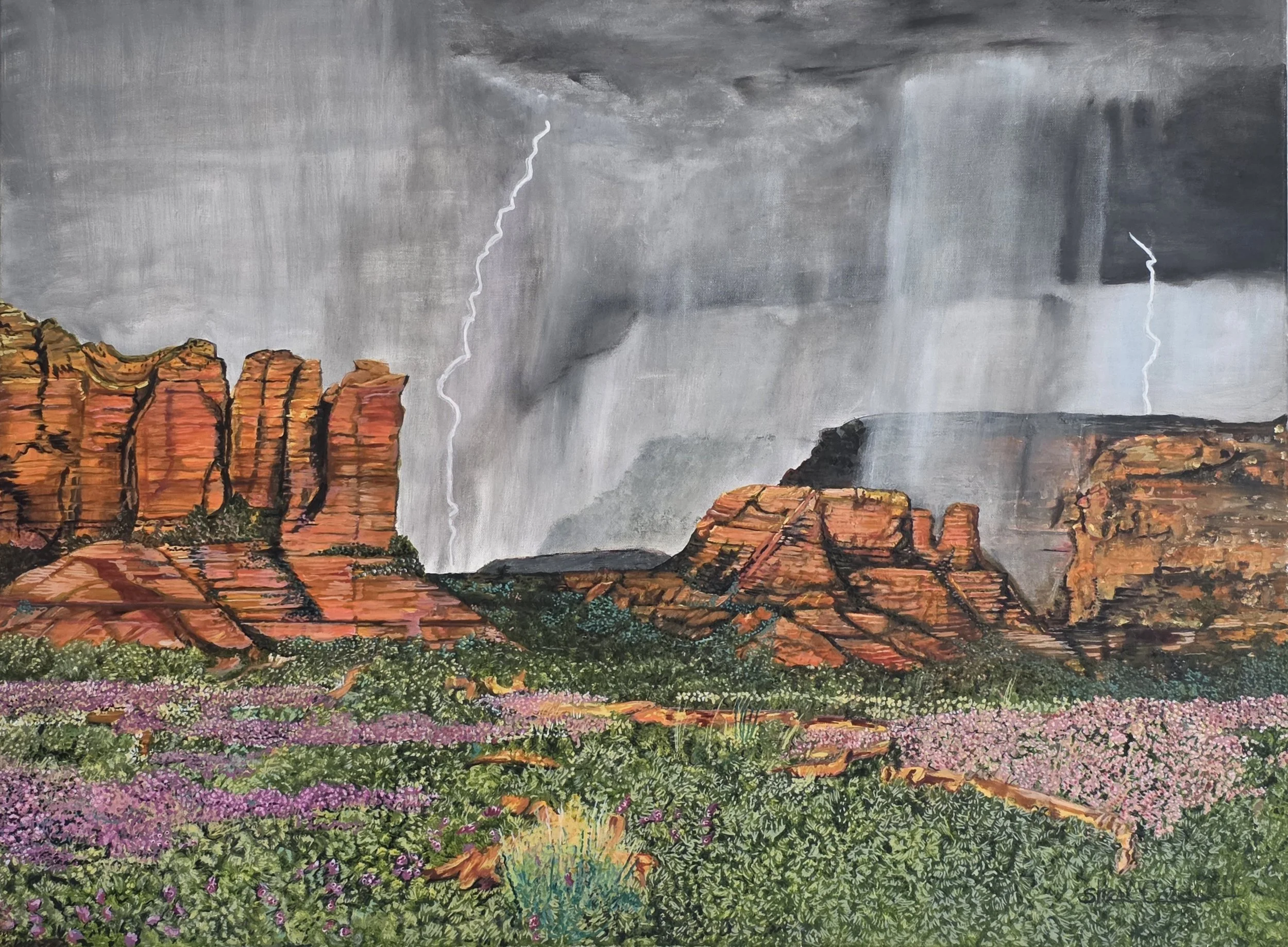Coffee Pot Mountain (30x40)