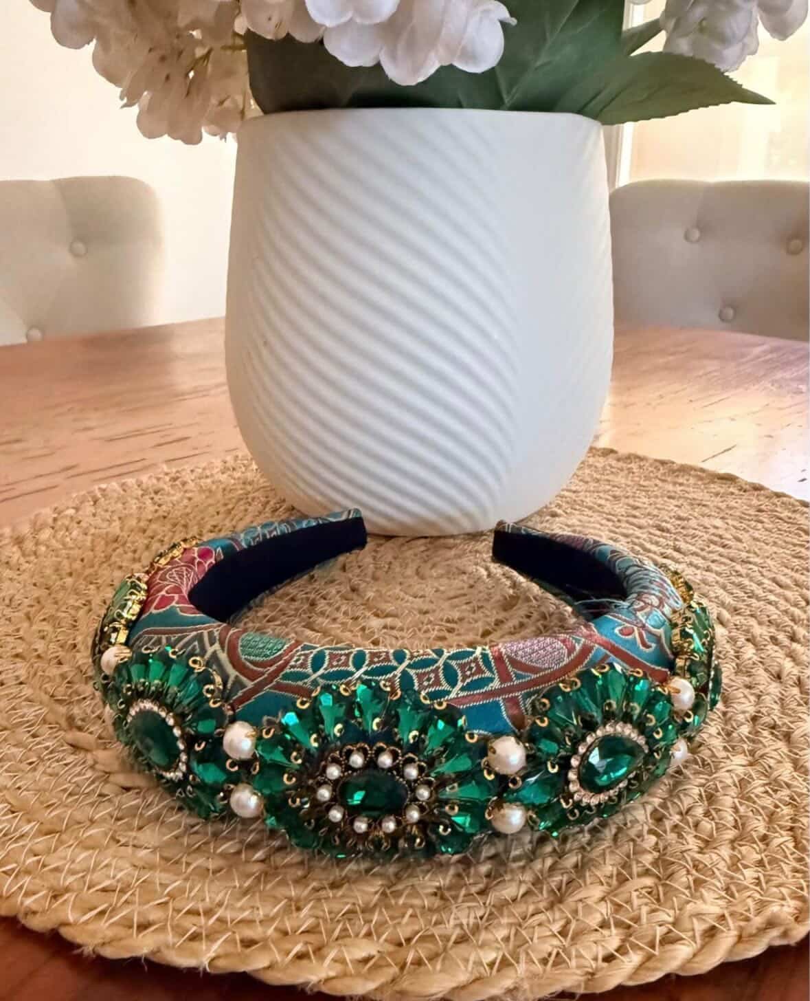 Green Jewel Headband