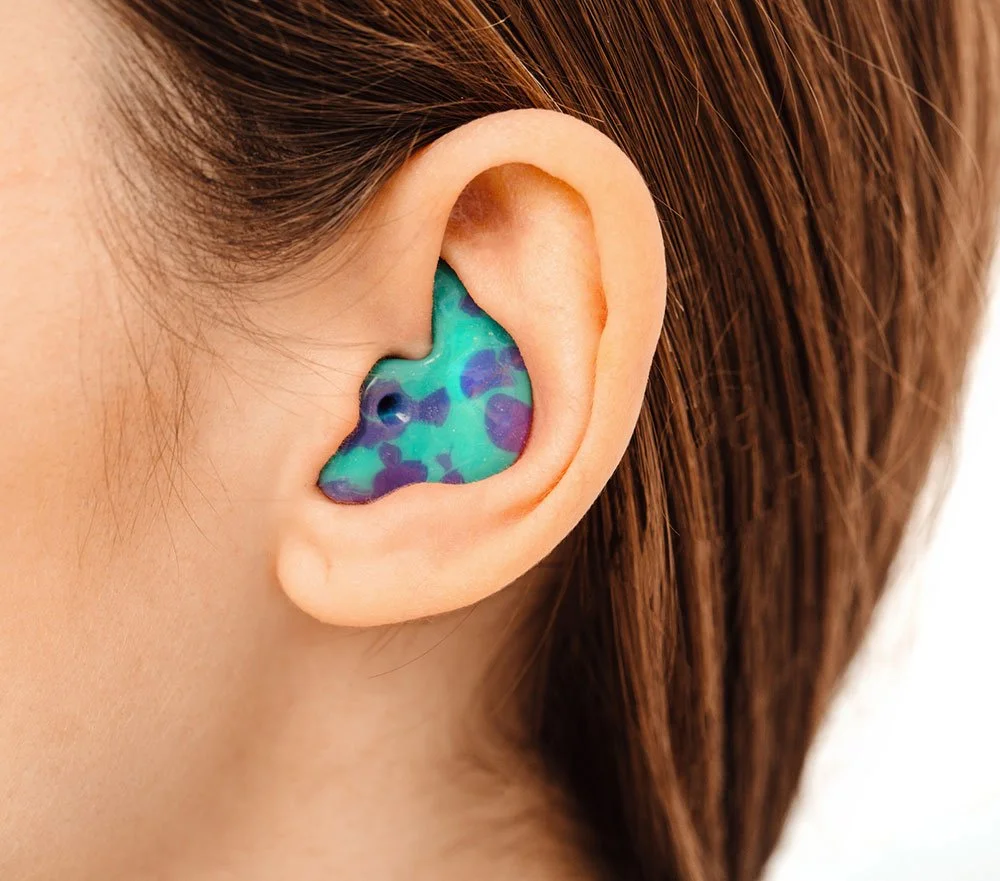 get your custom fitted ear plugs. perfect fit