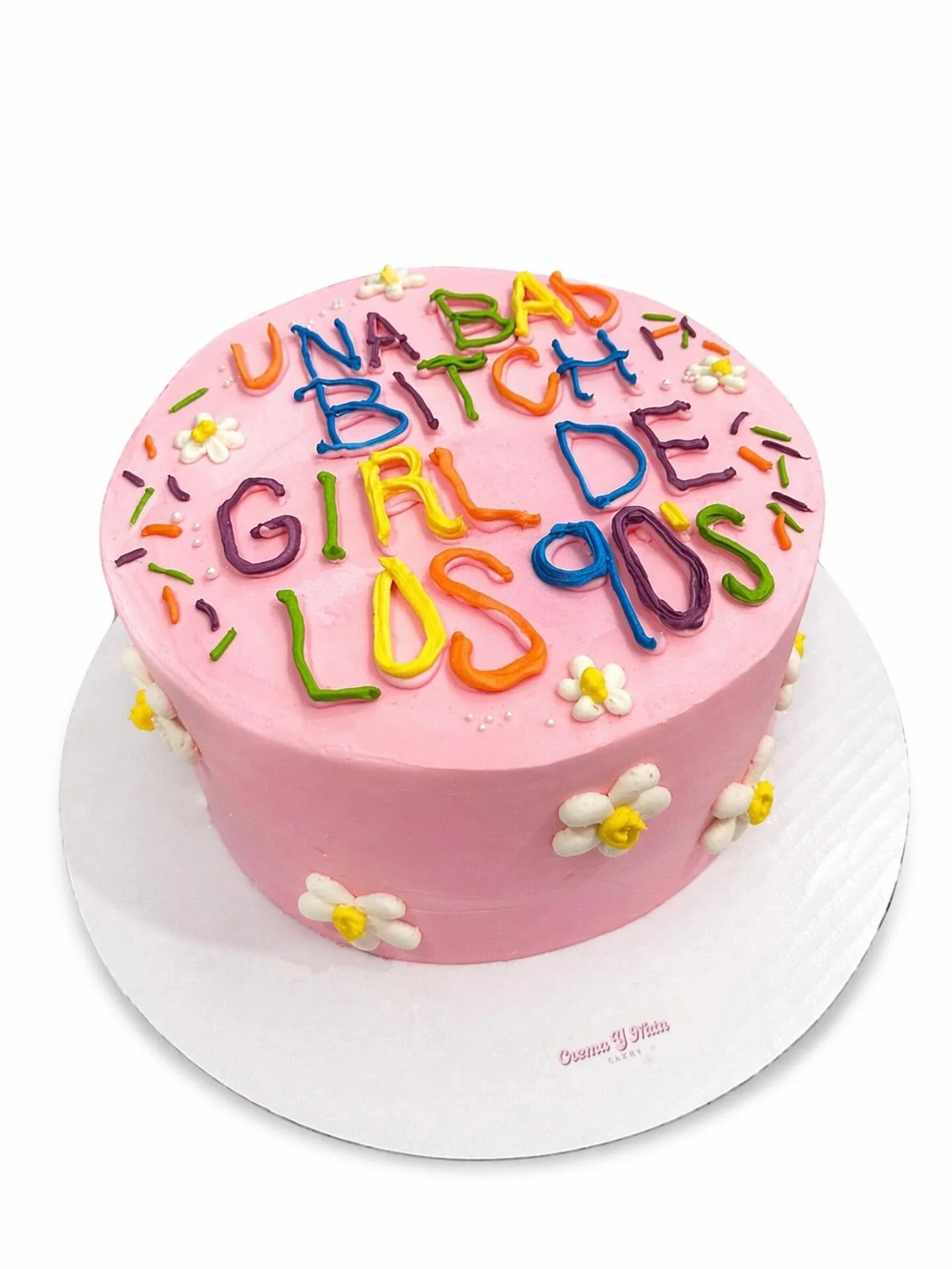 birthday cake, "una bad bitch de los 90's"