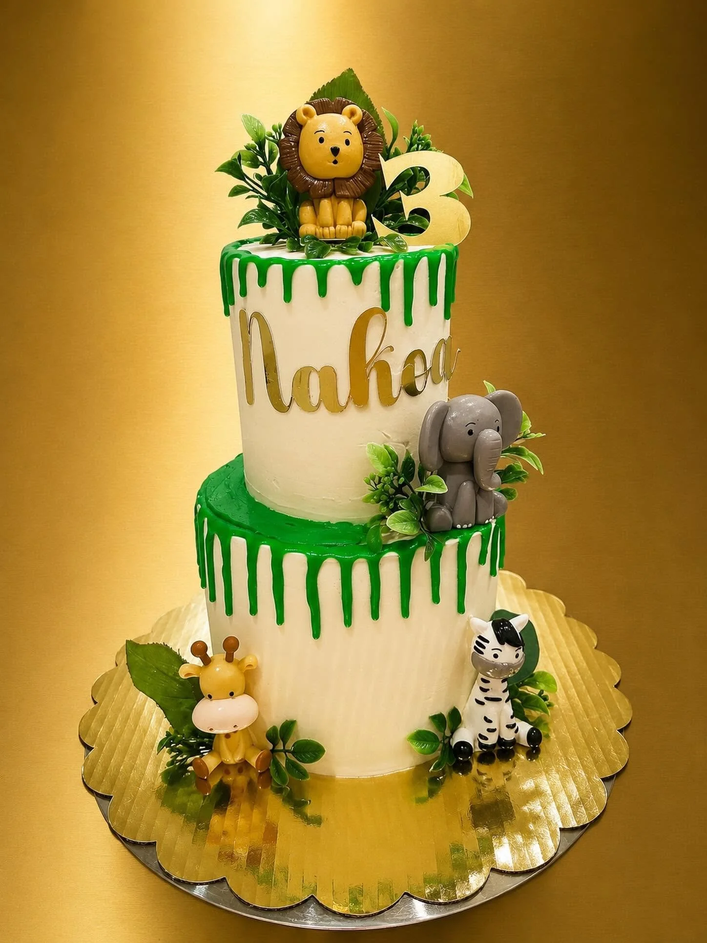 Birthday Cake, safari theme