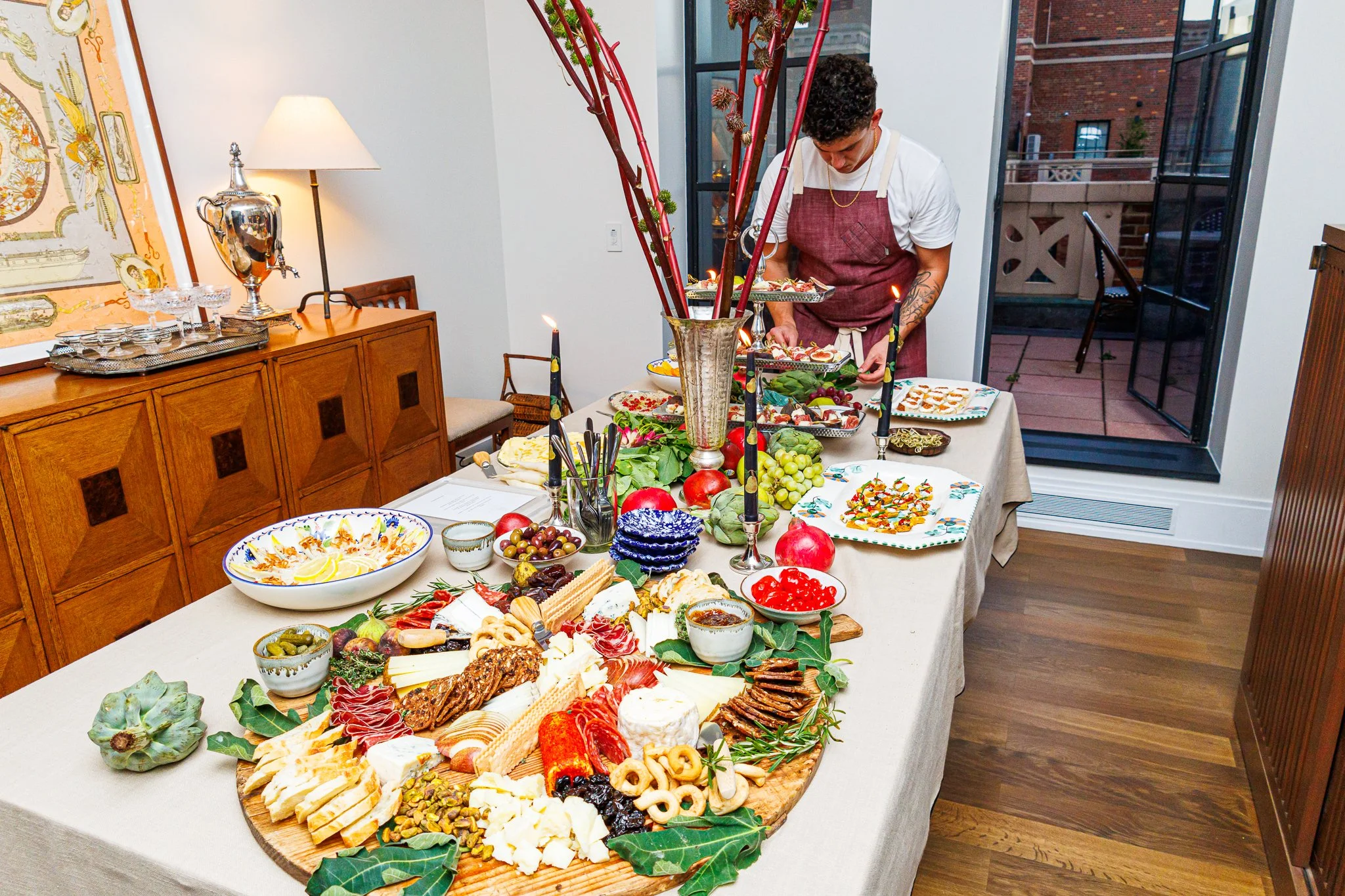 Chef Jack and charcuterie board