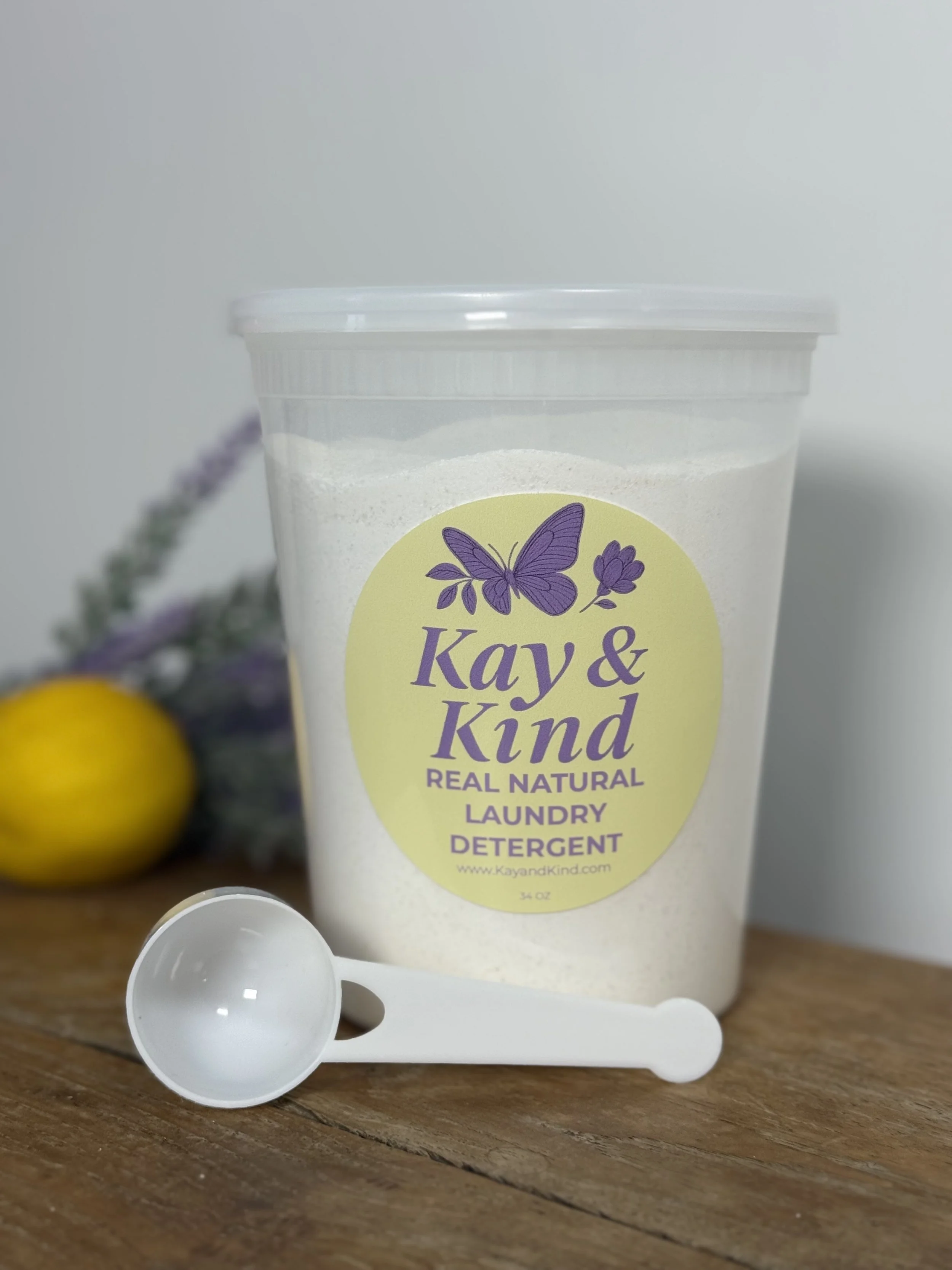 Real Natural Laundry Detergent 32 oz (64 Loads/128 HE Loads)