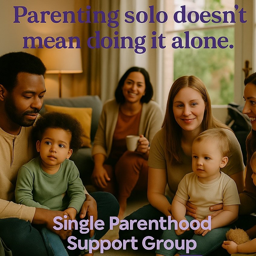 Parenting solo is powerful, but it can also feel isolating.
Whether you&rsquo;re co-parenting, parenting alone, or somewhere in between, you don&rsquo;t have to do it all without support.

Our Single Parenthood support group is a safe space to:
🧡 Sh