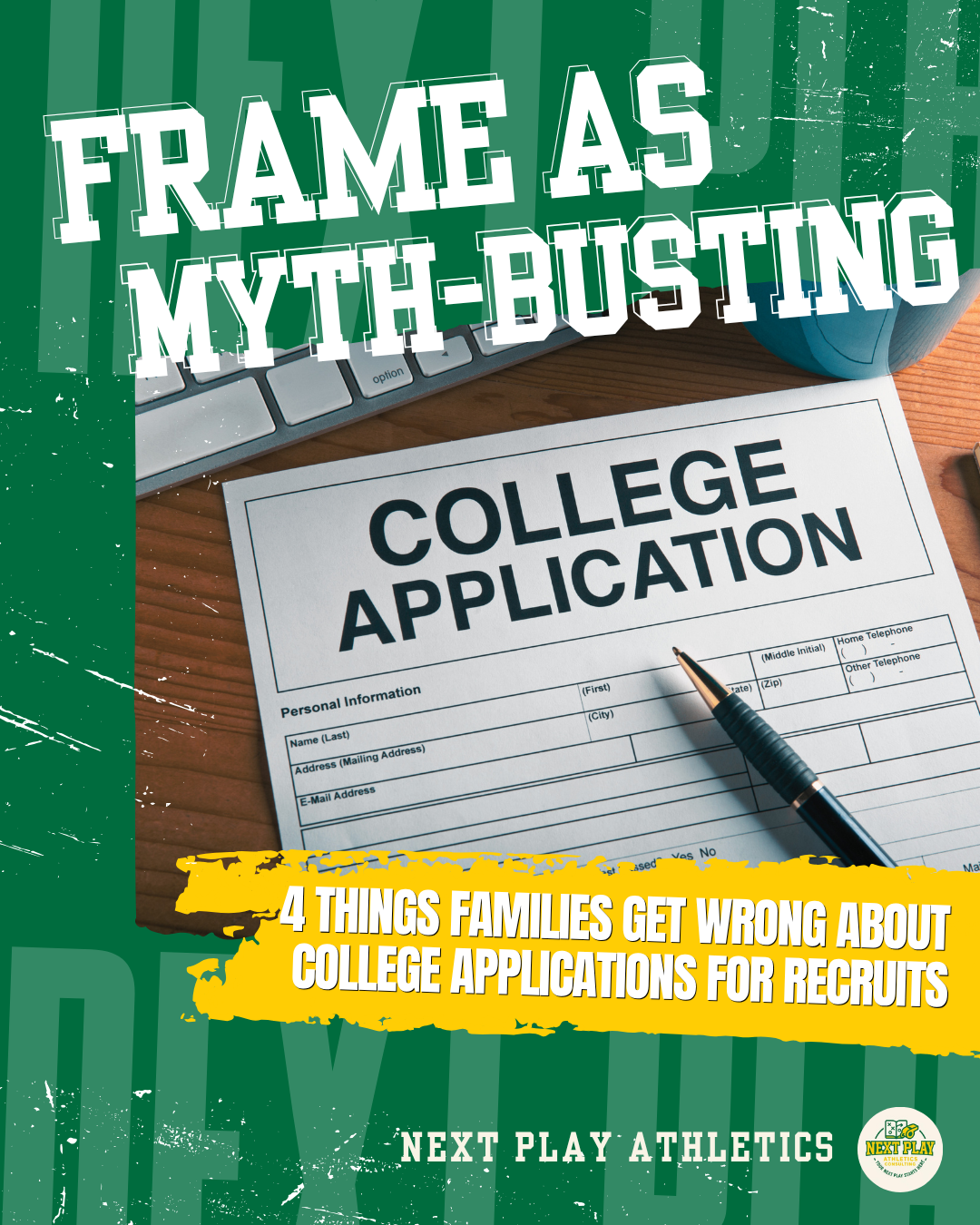 The College Application Process Is Different for Recruits, And Most Families Find Out Too Late