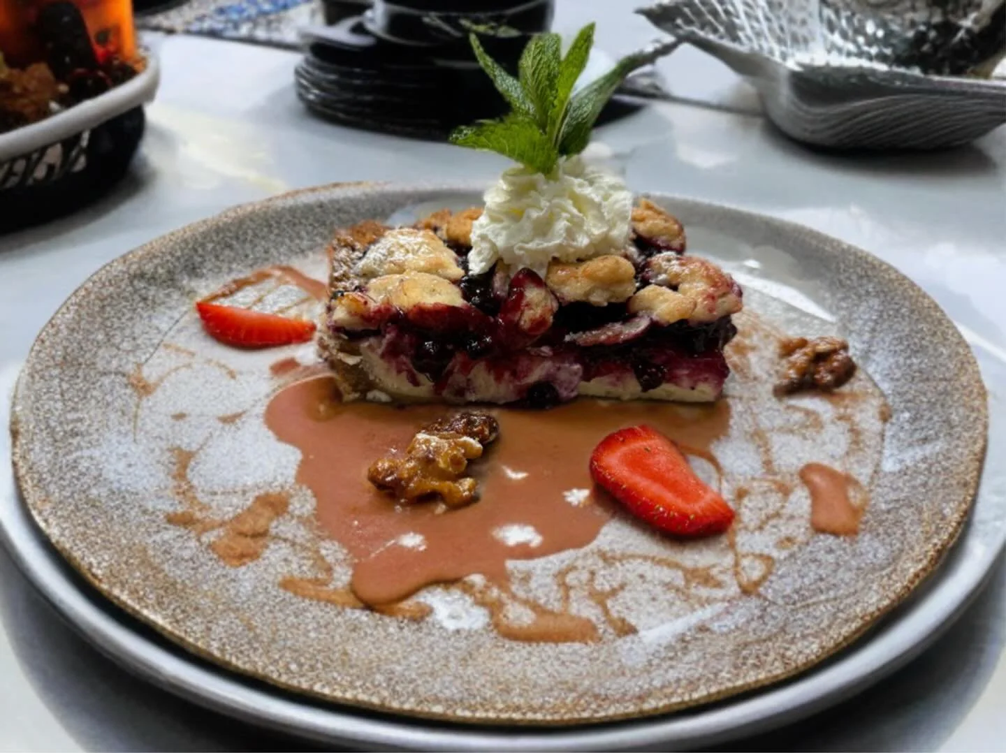 Today&rsquo;s special 💙
Blueberry cheesecake - creamy, dreamy, and just the right amount of sweet with a fresh berry twist.

Made with love, and ready to make your day a little better ✨

Come treat yourself 🍰