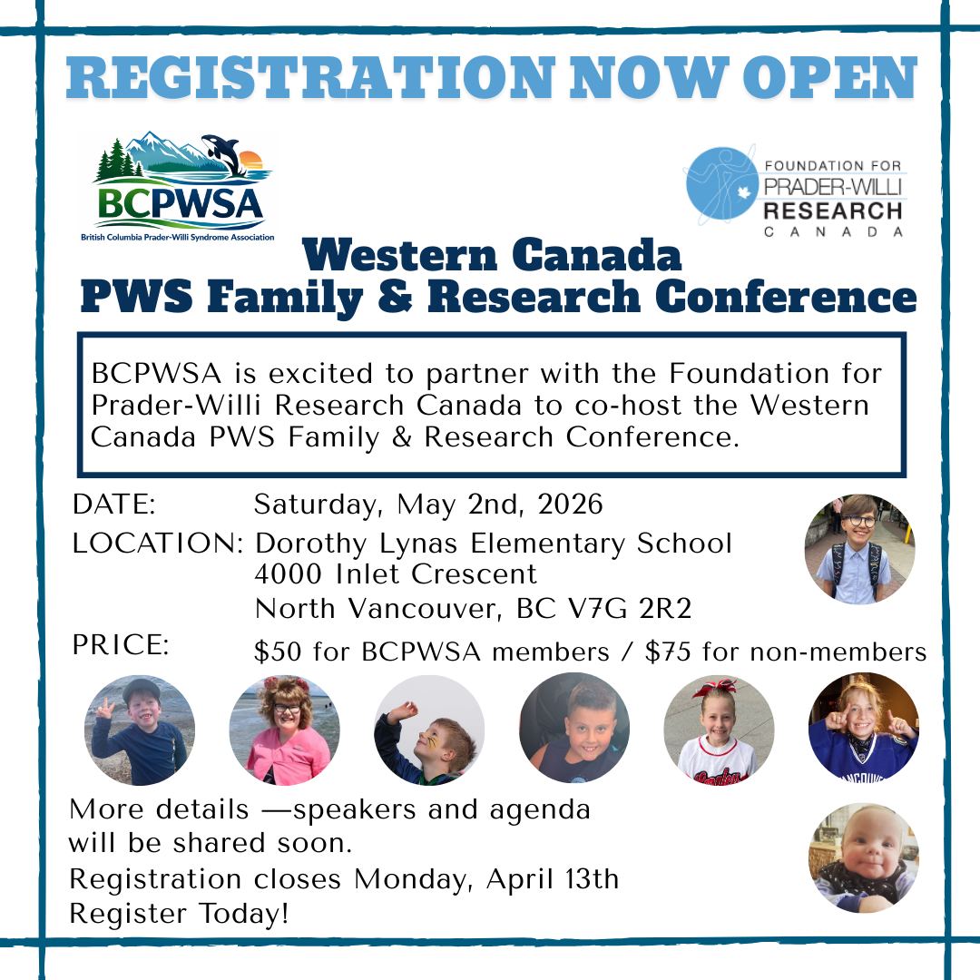 Western Canada PWS Family &amp; Research Conference