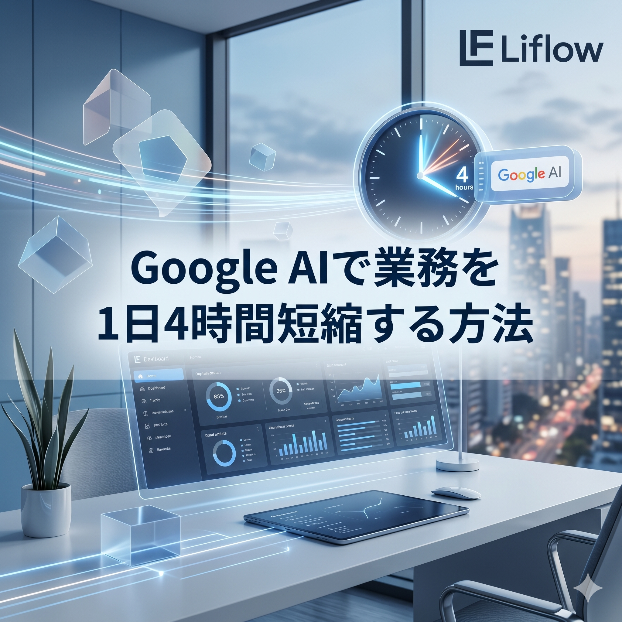 Google AIで業務を1日4時間短縮する方法