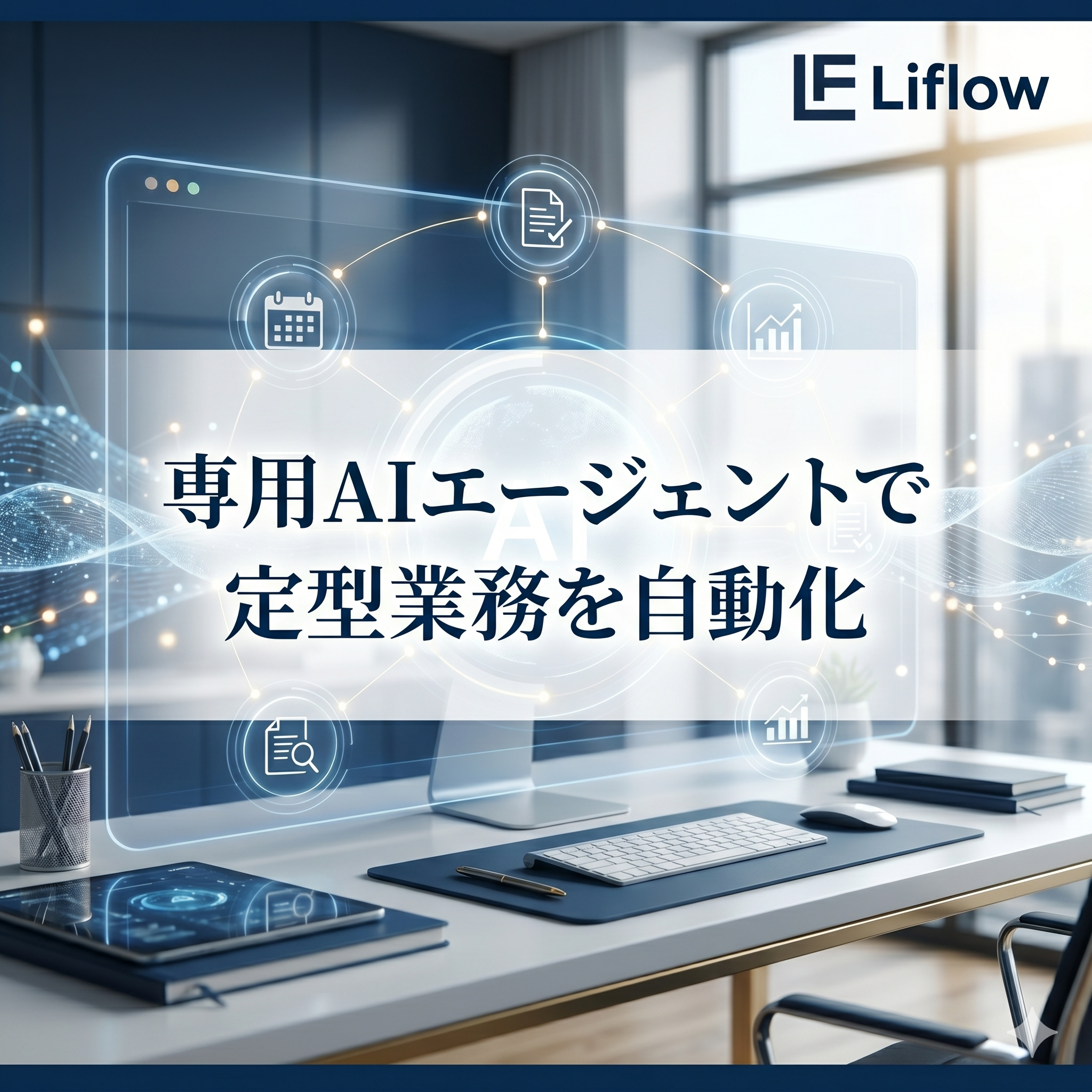 専用AIエージェントで定型業務を自動化
