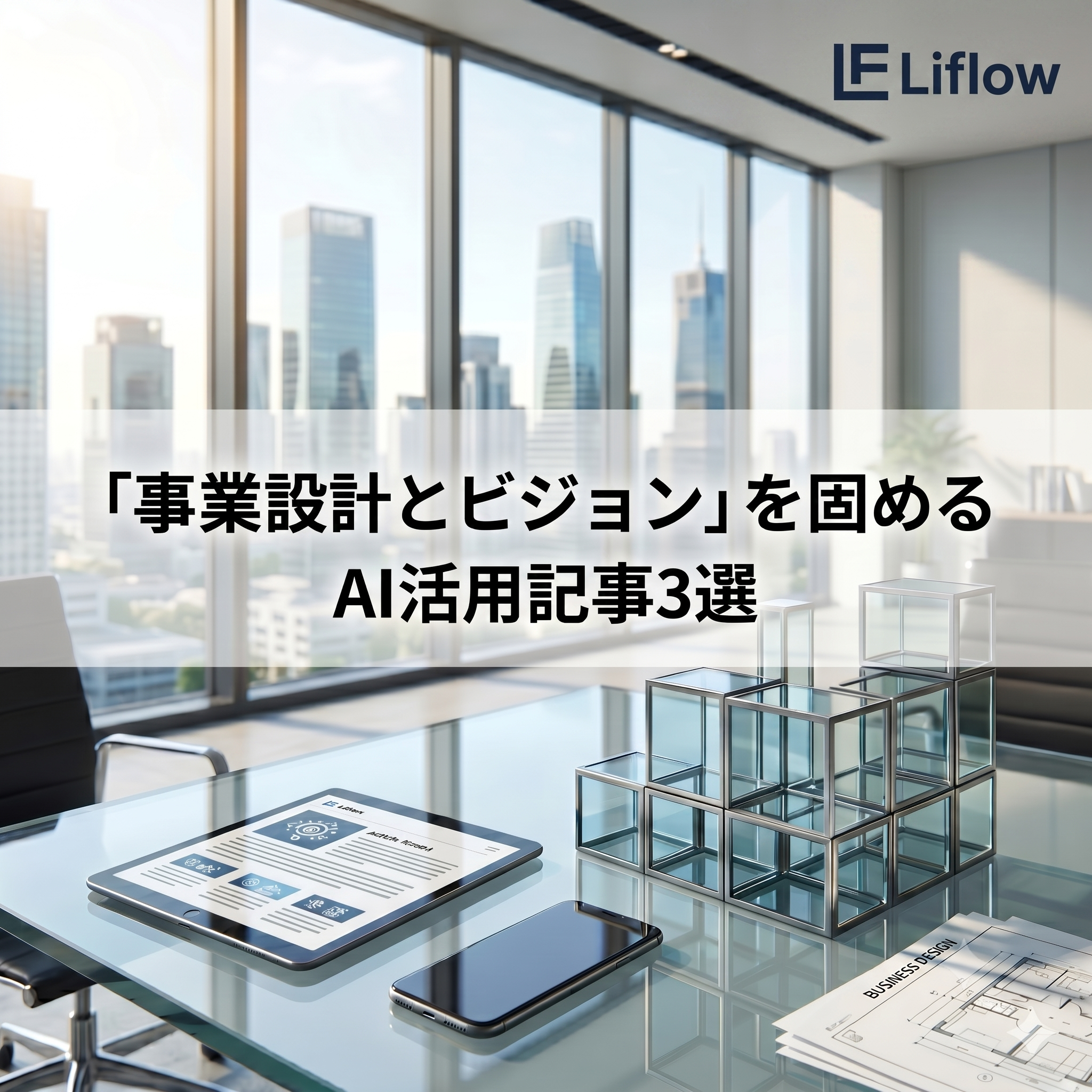 「事業設計とビジョン」を固めるAI活用記事3選