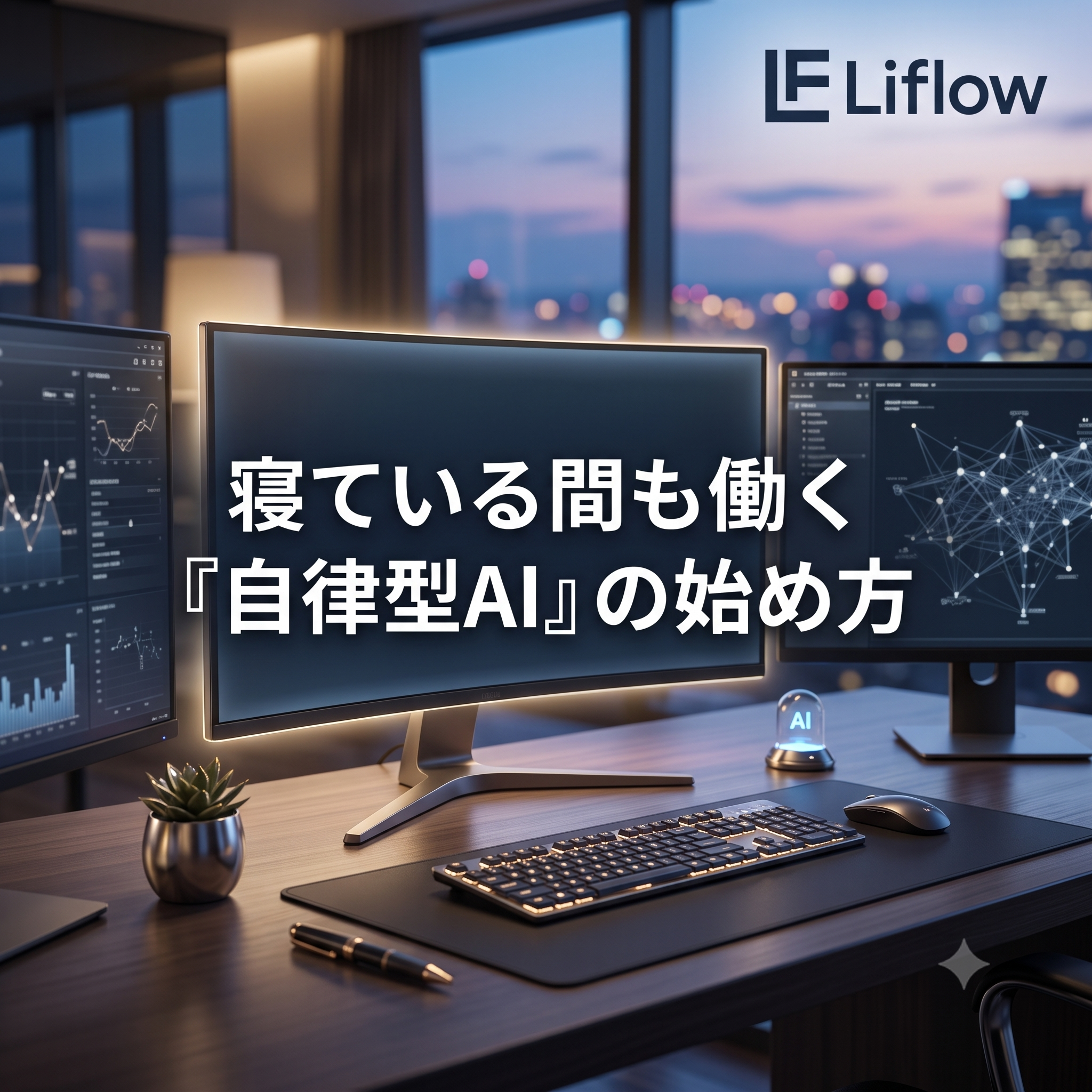 寝ている間も働く「自律型AI」の始め方