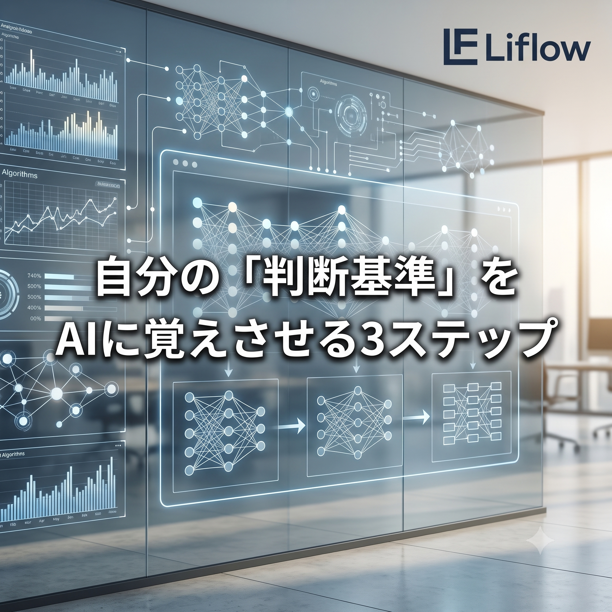 自分の「判断基準」をAIに覚えさせる3ステップ