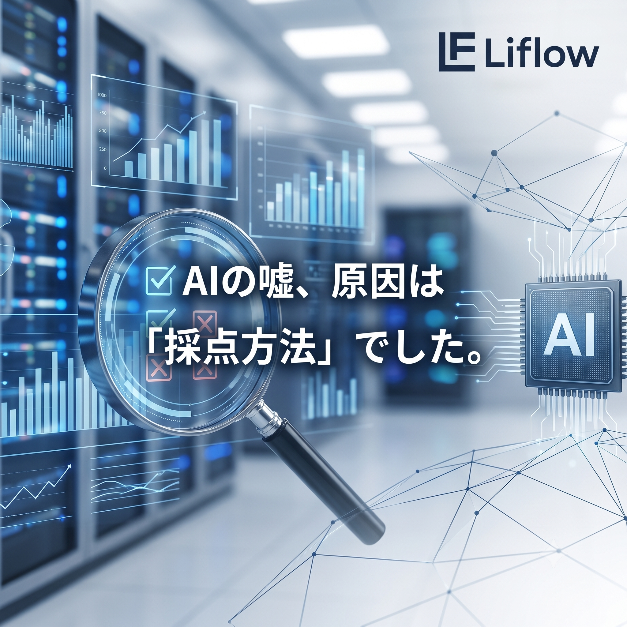 AIの嘘、原因は「採点方法」でした。