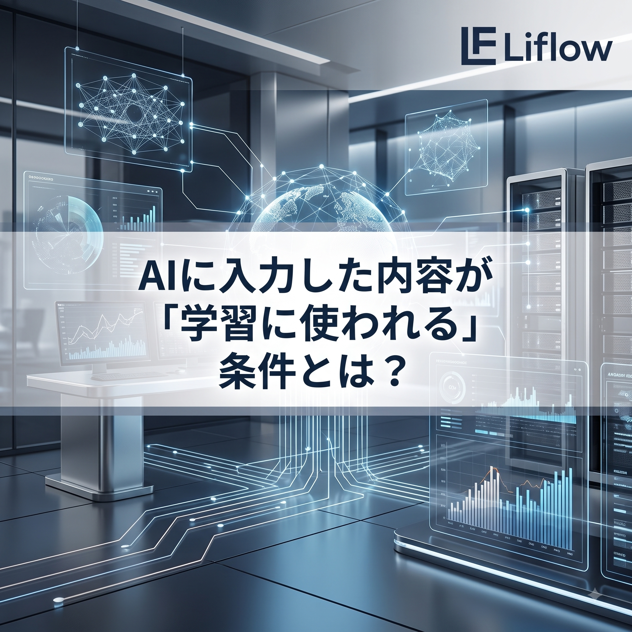 AIに入力した内容が「学習に使われる」条件とは？