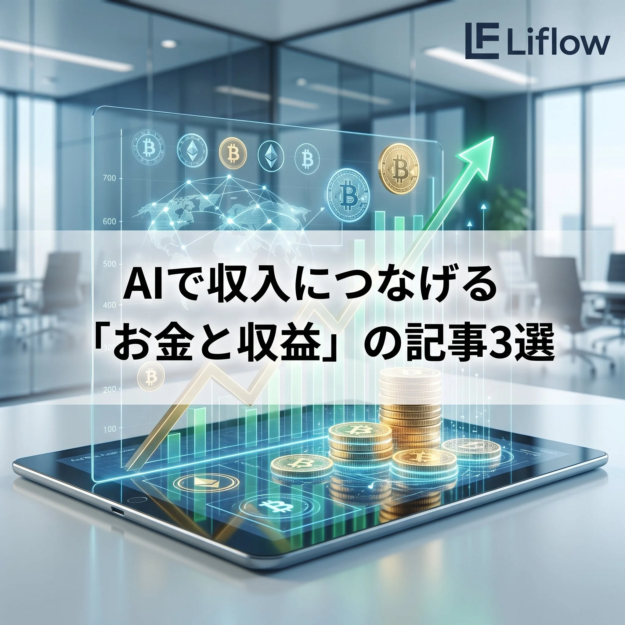AIで収入につなげる「お金と収益」の記事3選