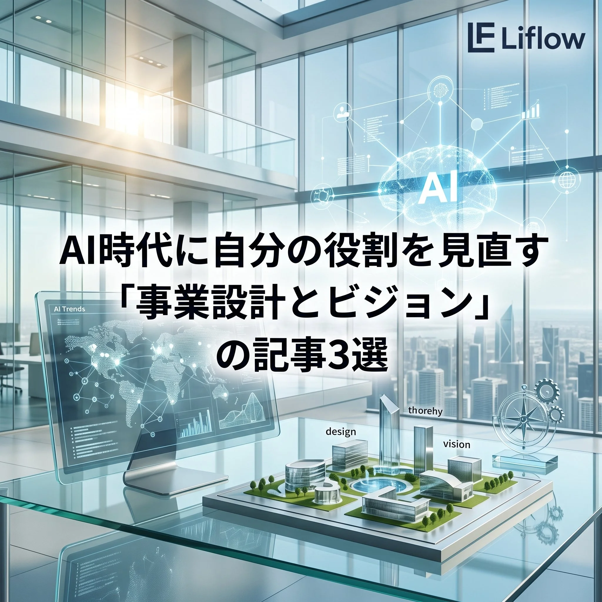 AI時代に自分の役割を見直す「事業設計とビジョン」の記事3選