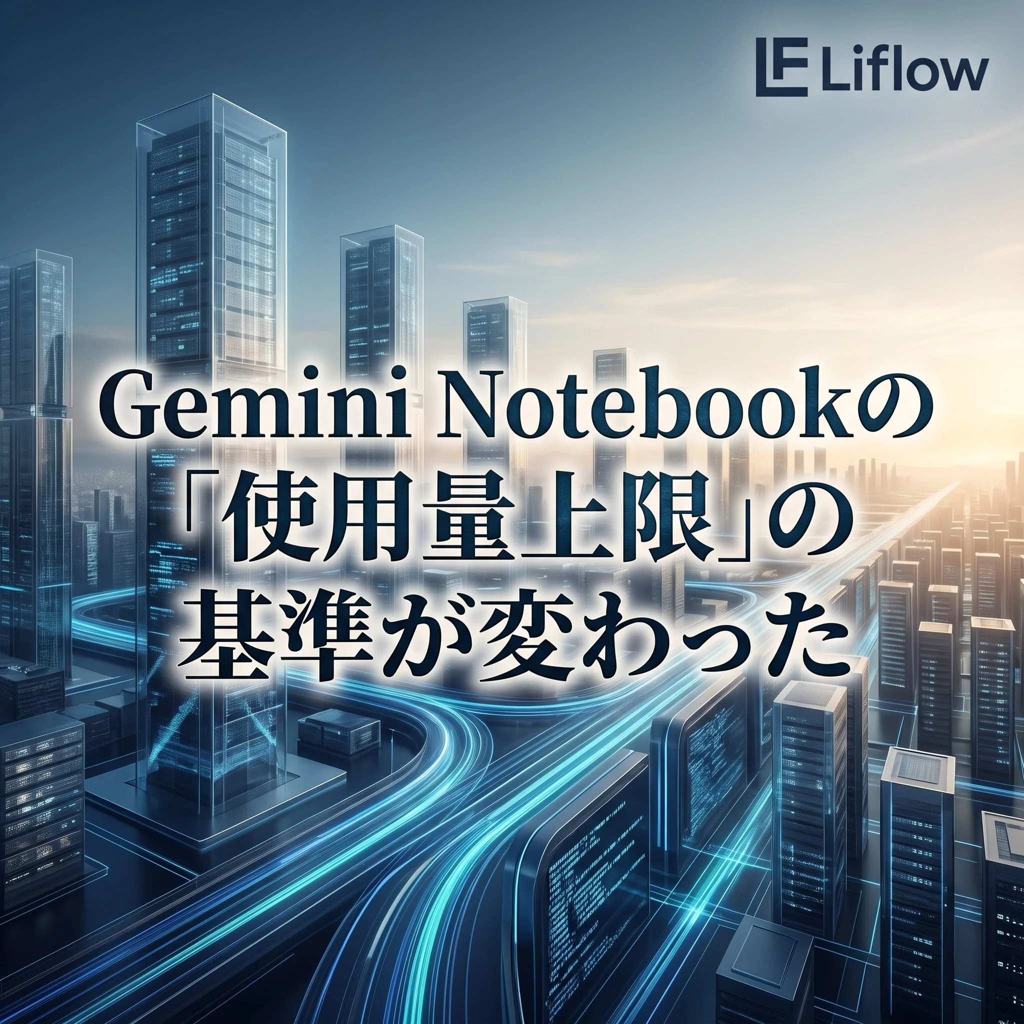 Gemini Notebookの「使用量上限」の基準が変わった