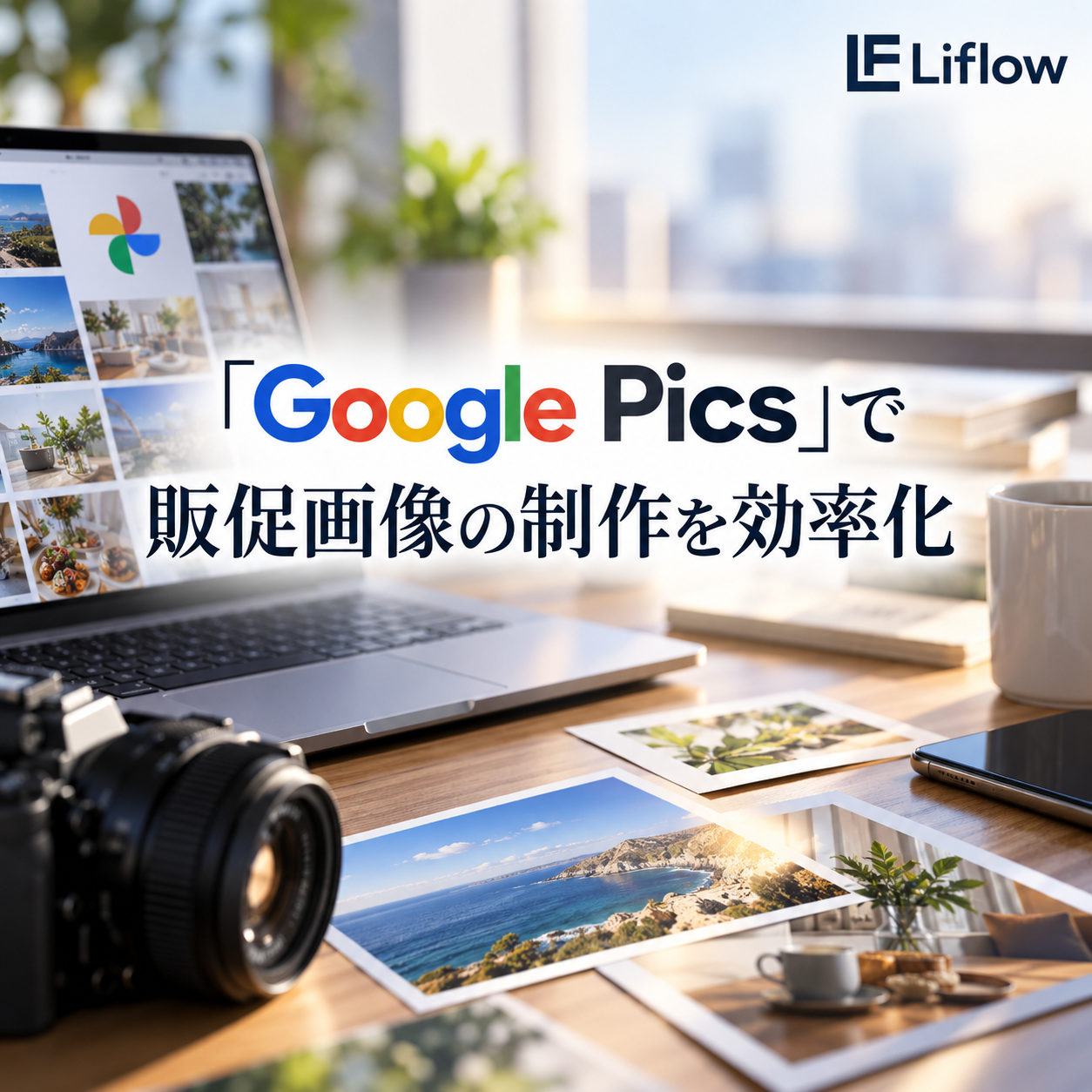 「Google Pics」で販促画像の制作を効率化