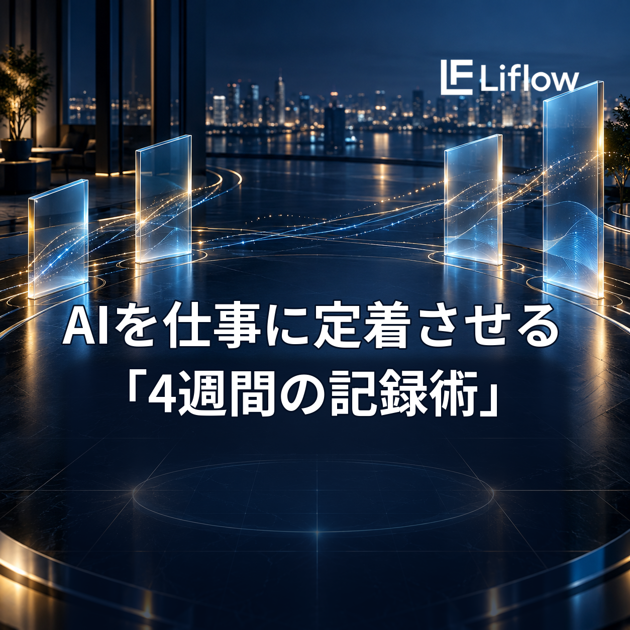 AIを仕事に定着させる「4週間の記録術」