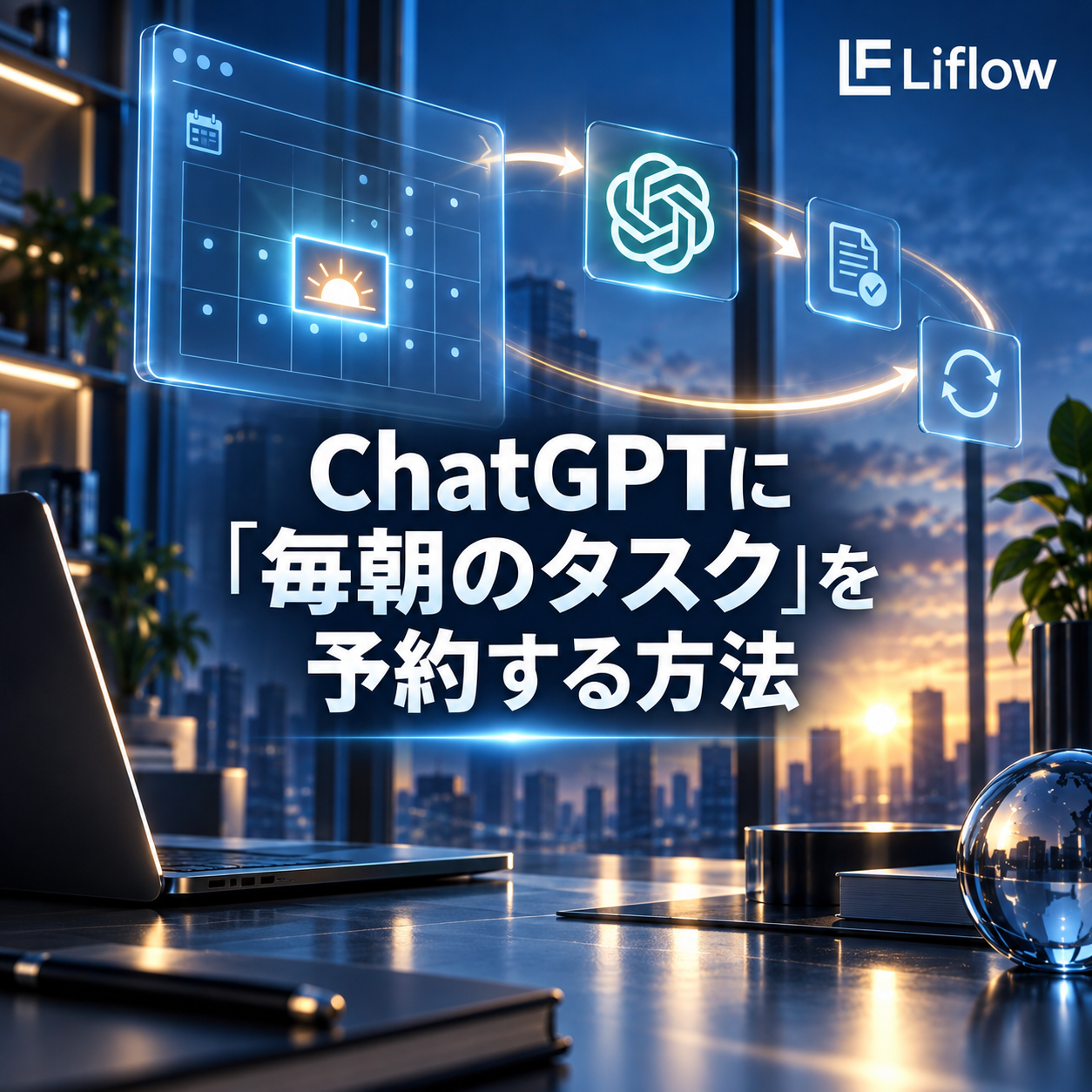 ChatGPTに「毎朝のタスク」を予約する方法