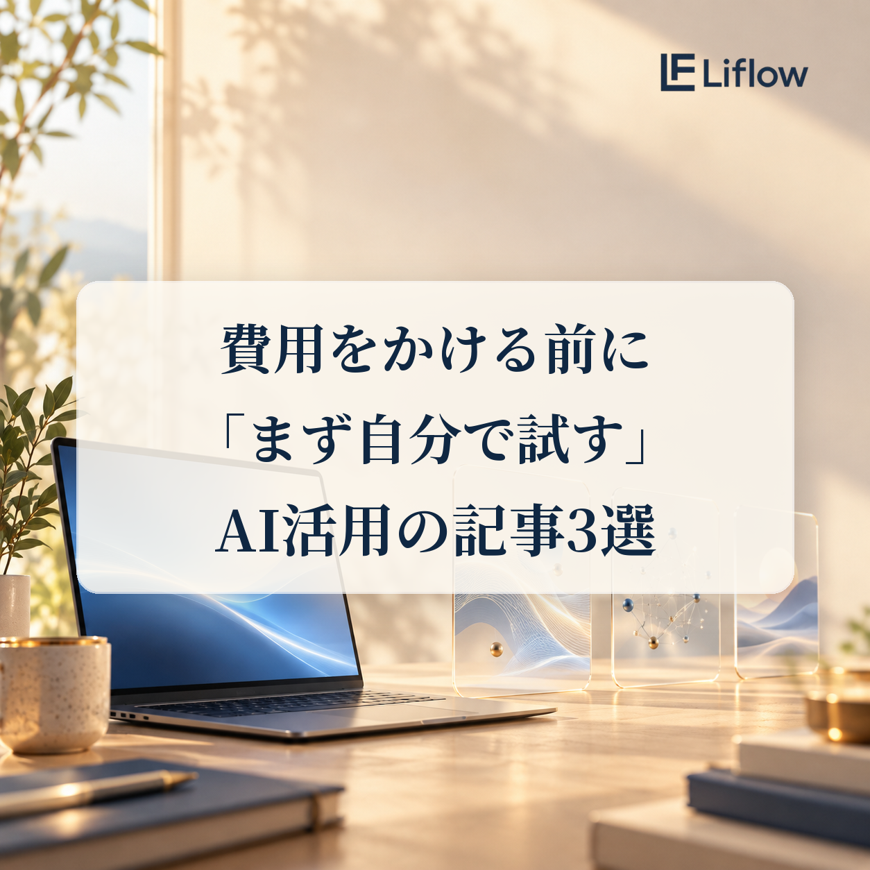 費用をかける前に「まず自分で試す」AI活用の記事3選