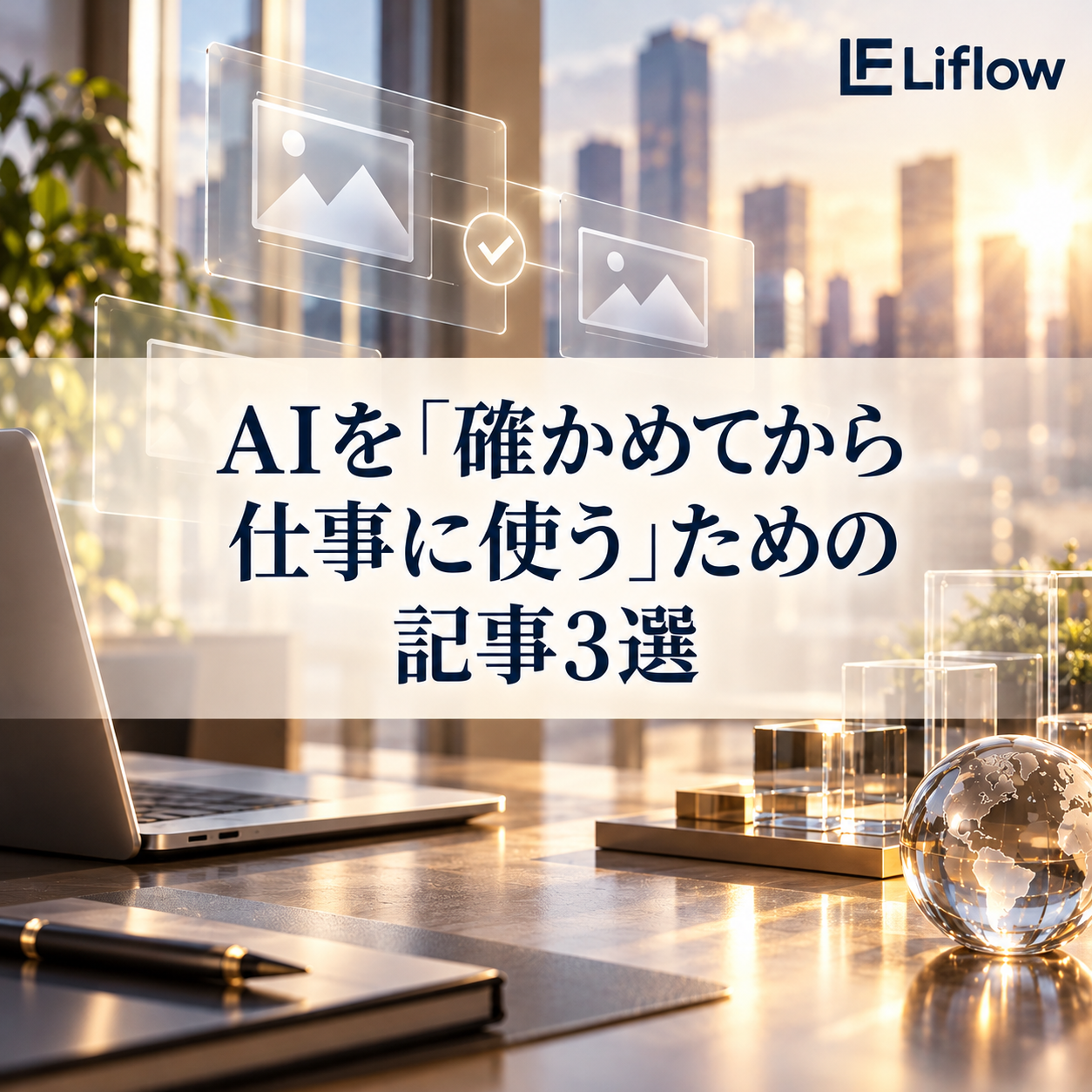 AIを「確かめてから仕事に使う」ための記事3選