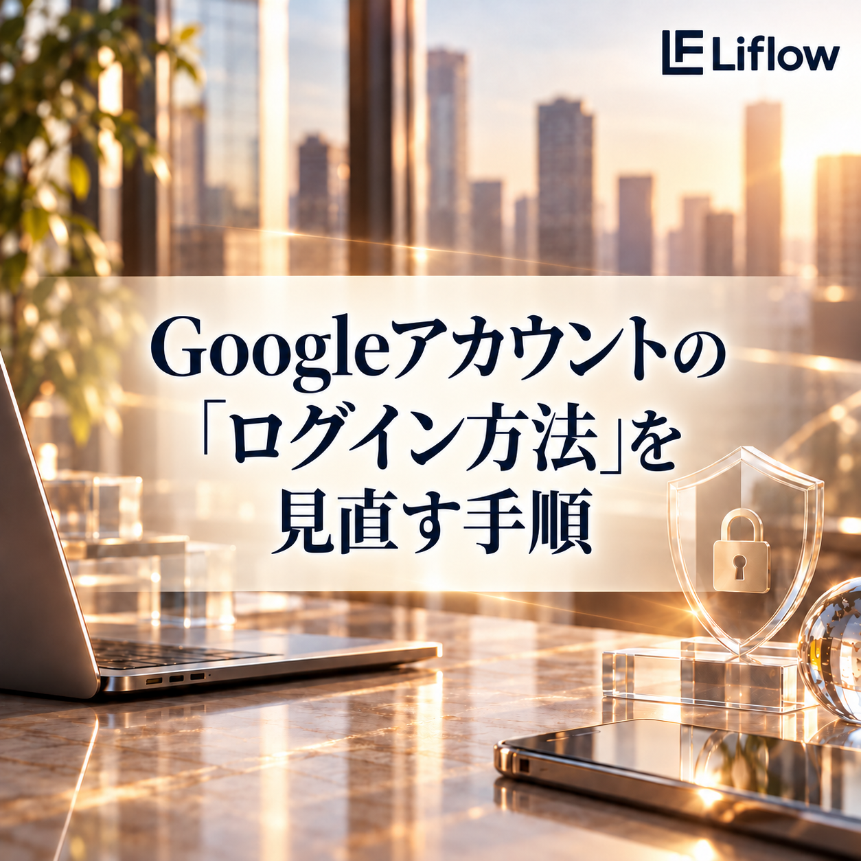 Googleアカウントの「ログイン方法」を見直す手順
