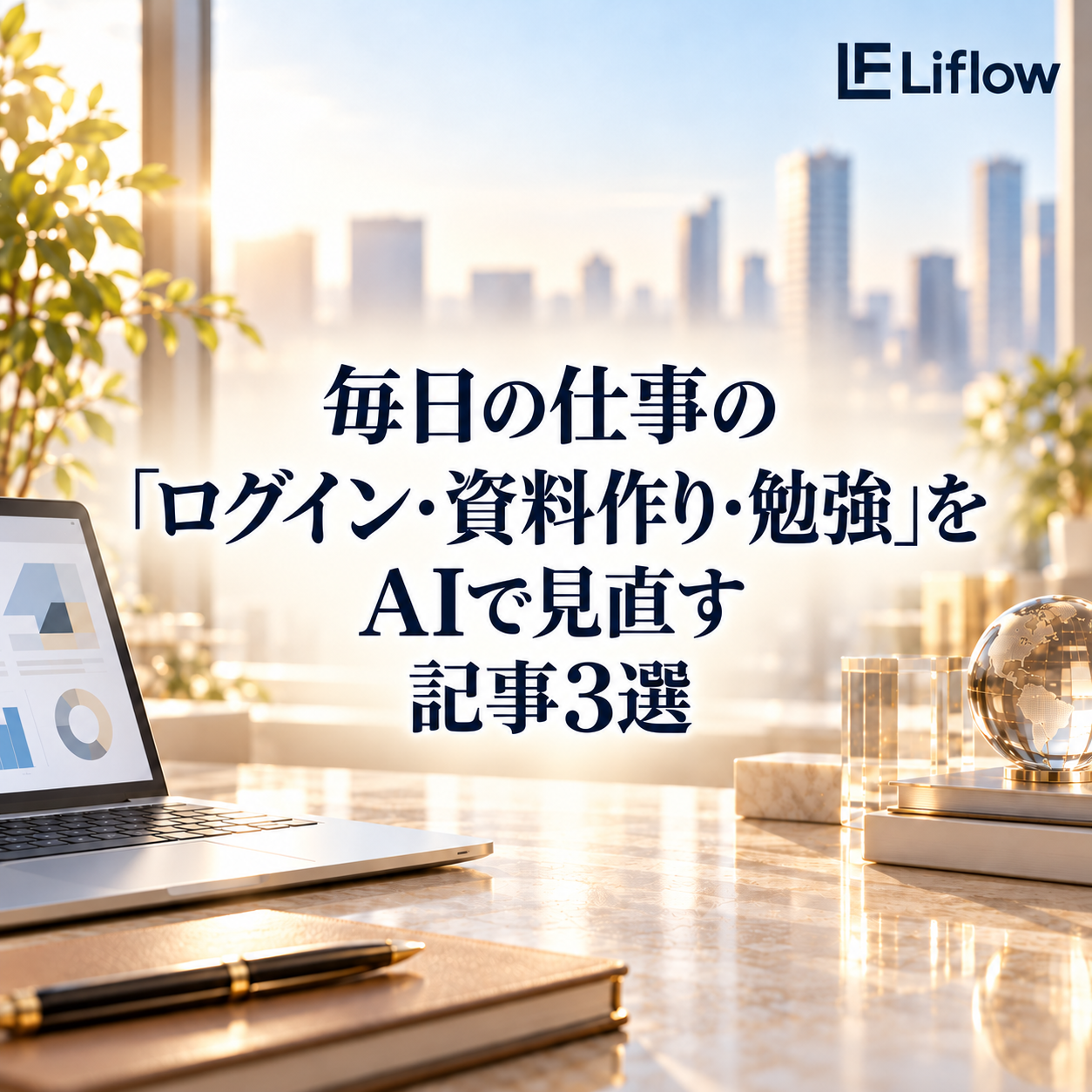 毎日の仕事の「ログイン・資料作り・勉強」をAIで見直す記事3選
