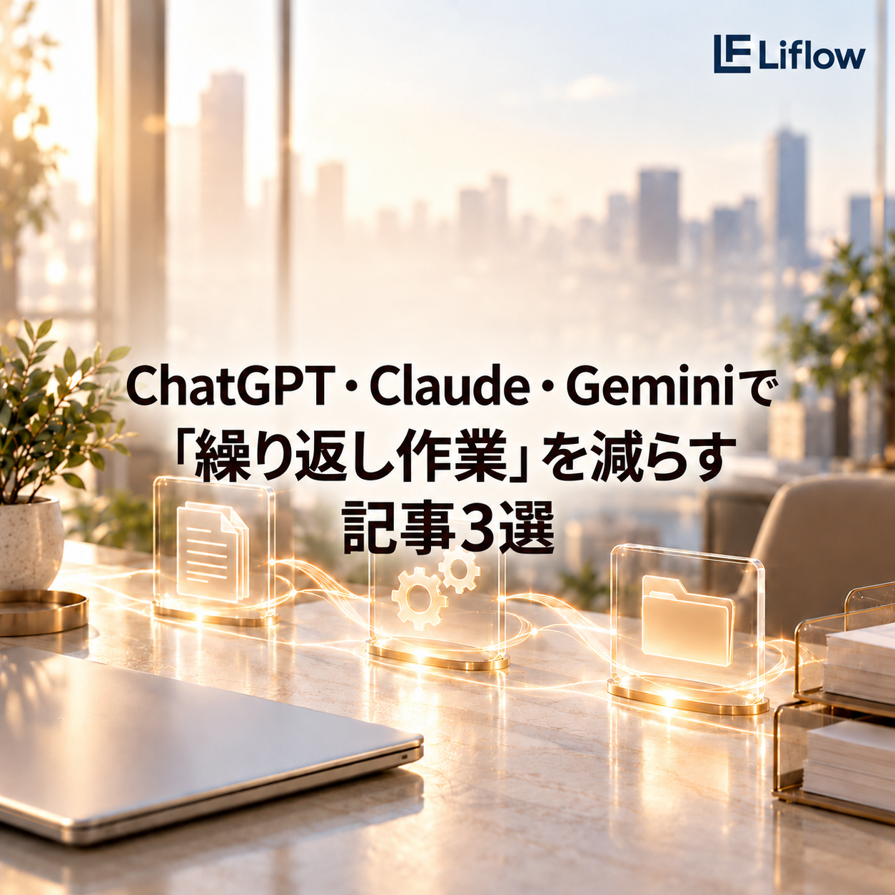 ChatGPT・Claude・Geminiで「繰り返し作業」を減らす記事3選