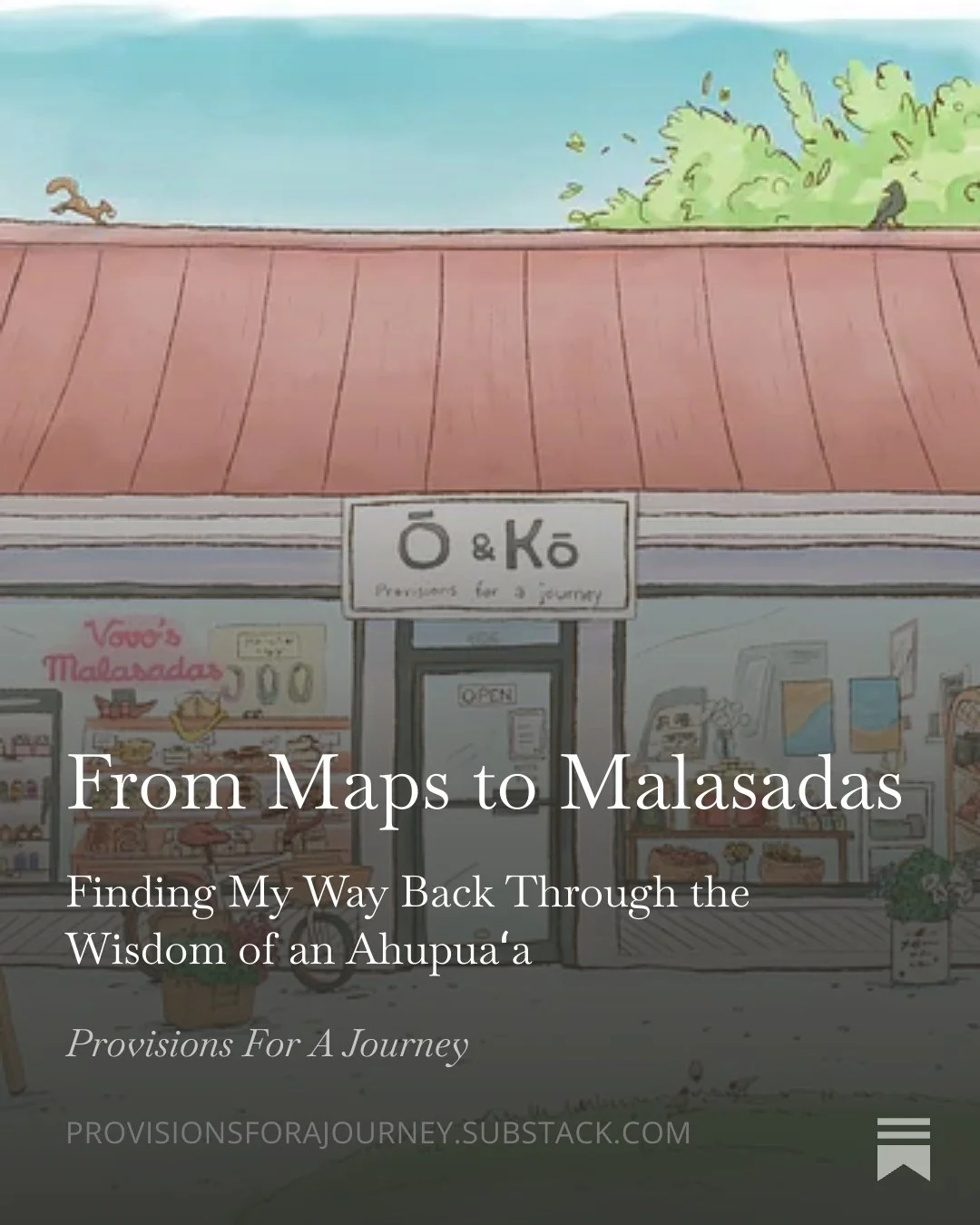 Watercolor image of Ō & Kō