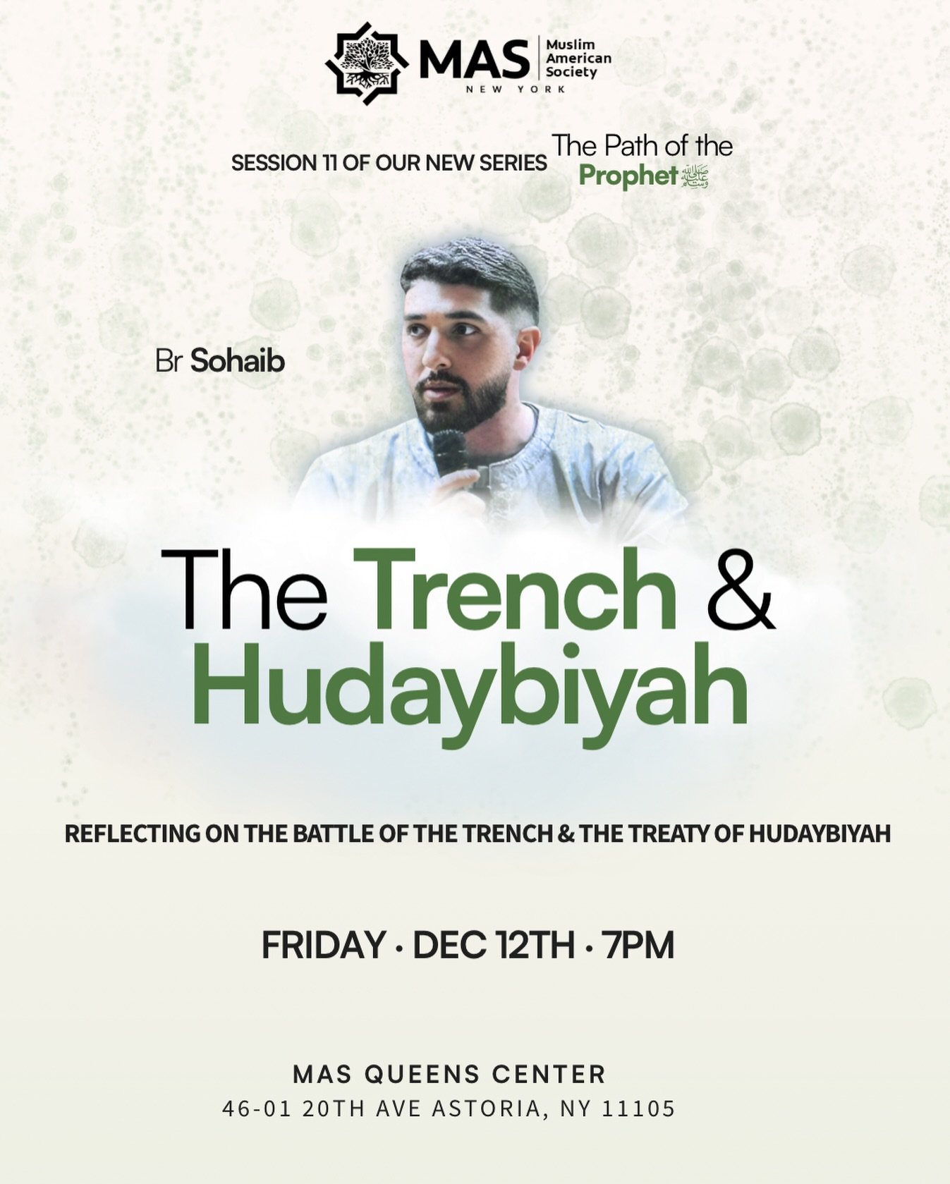When the odds are stacked against you, what does it really mean to trust Allah and stay firm? 🕊️

This Friday we&rsquo;re diving into two turning points in the Seerah:
The Battle of the Trench and The Treaty of Hudaybiyah &mdash; moments of fear, st