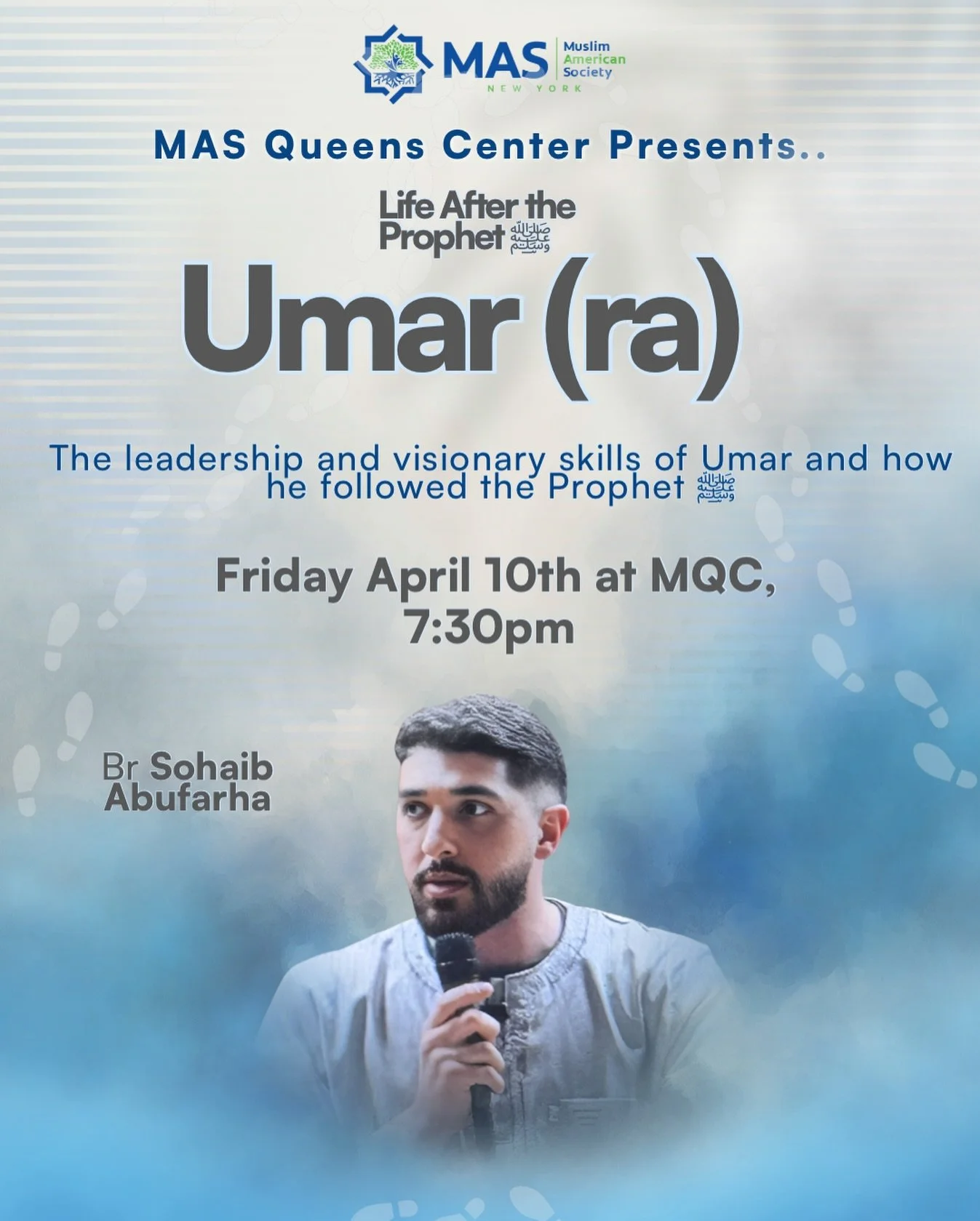 Join us as we explore the life of ʿUmar ibn al-Khaṭṭāb (ra) &mdash; a leader shaped by the Prophet ﷺ, and a vision that continues to define what strength, justice, and sincerity look like.

A night to reflect, to learn, and to reconnect with the kind