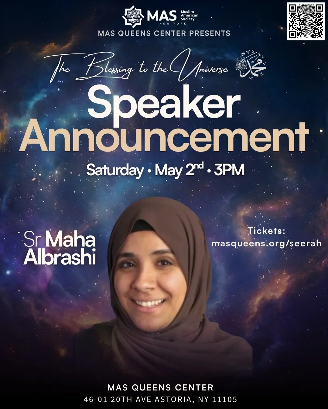 We&rsquo;re honored to welcome Sr. Maha Albrashi to our Seerah Conference &mdash; someone who has dedicated over a decade to building, teaching, and nurturing this community.

From leading halaqat to shaping young hearts, her work speaks for itself&h