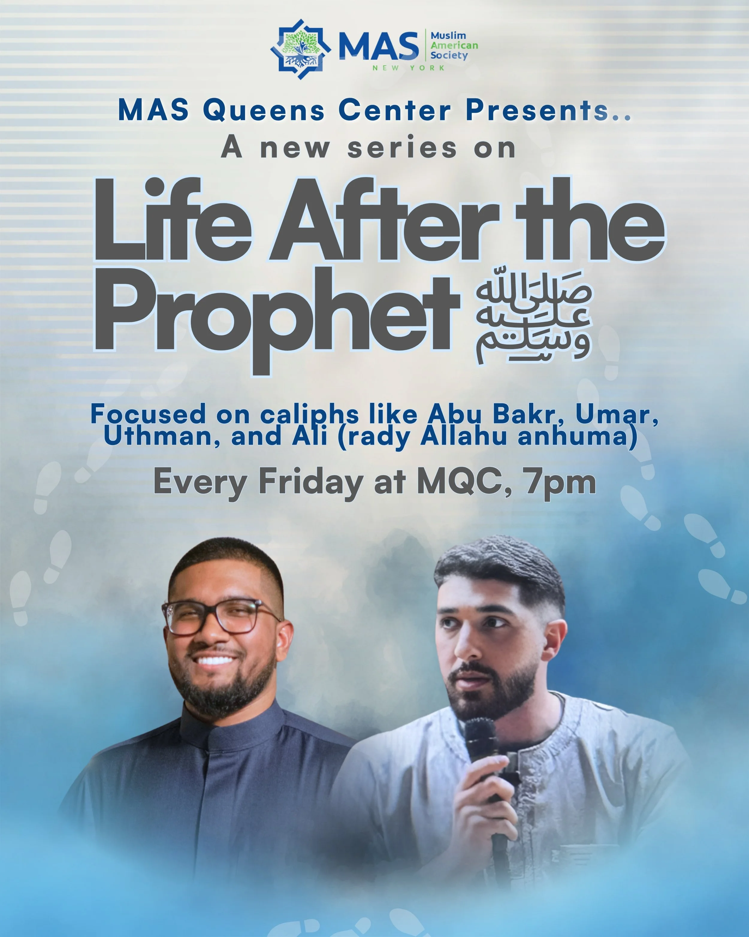 We&rsquo;re not done! 

Starting this Friday May 8th we&rsquo;re continuing our series, the Path of the Prophet ﷺ ✨

Learn about the Caliphs who carried his legacy all the way to you 🫵

🗓️ Every Friday
🕖 7:30
📍 MQC