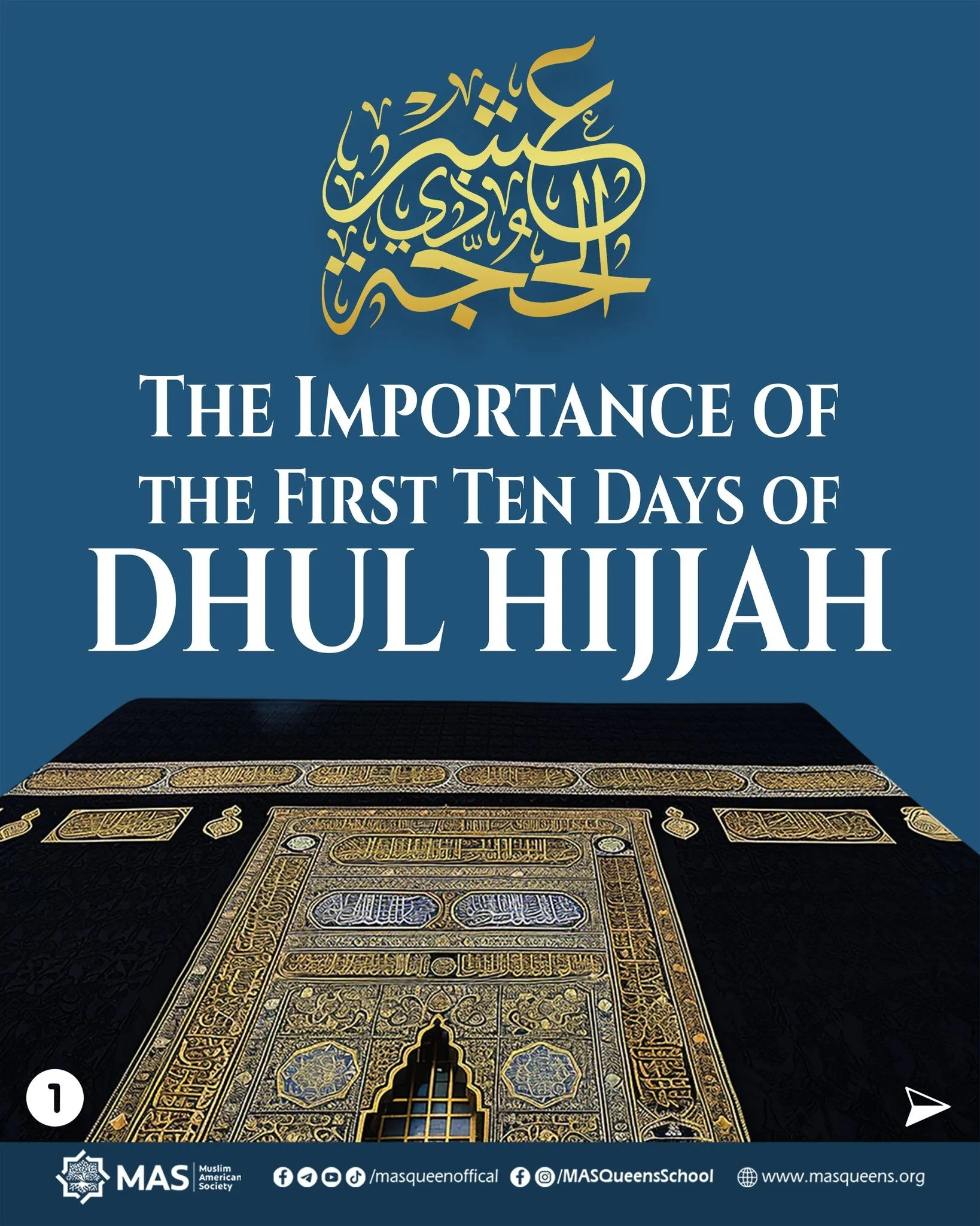 The Importance of the First Ten Days of Dhul Hijjah

#ذي_الحجة | #MAS_QUEENS | #Dhul_Hijjah
