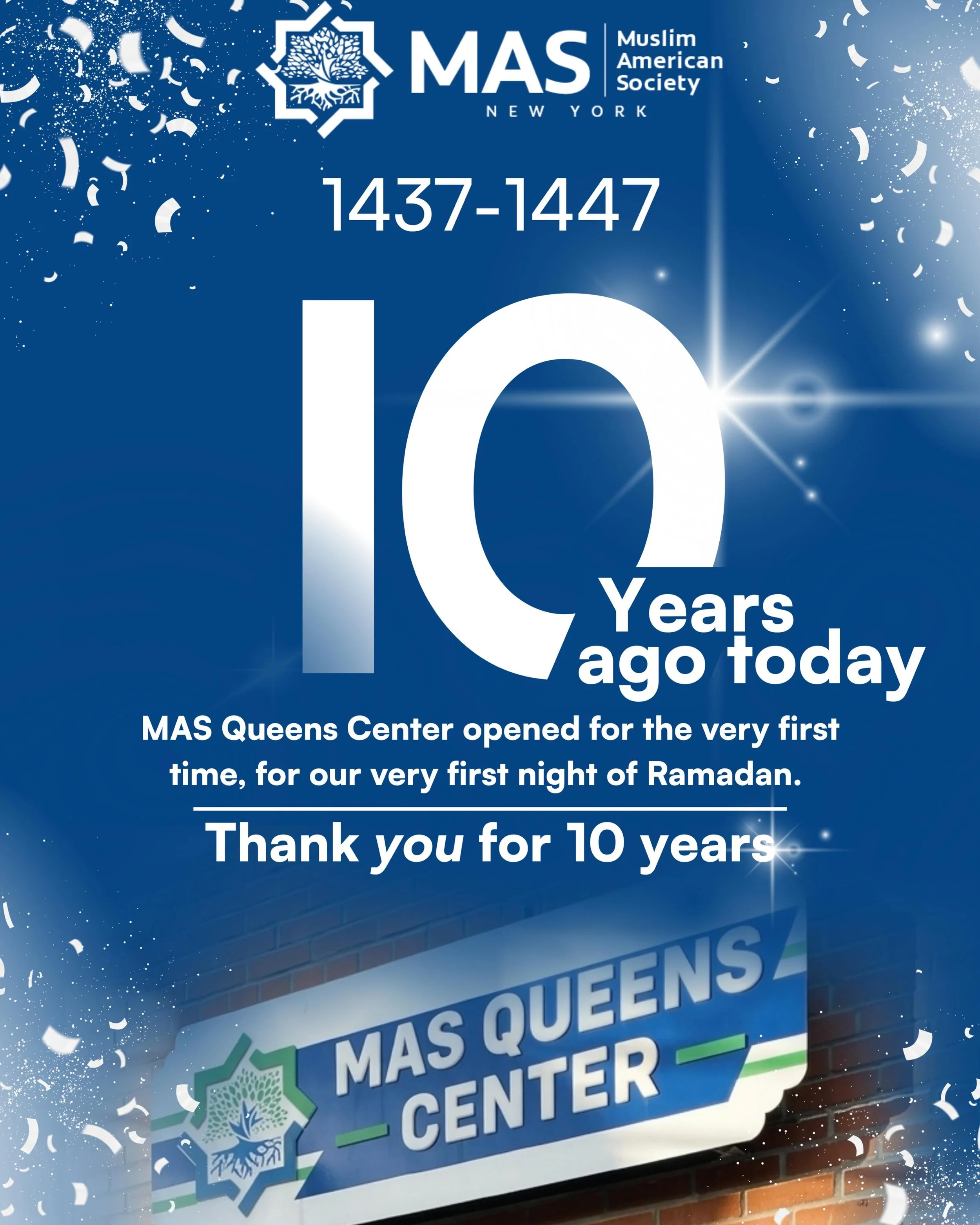 10 Years of faith, friendship, and families growing together, 
10 years of Queens 🩵