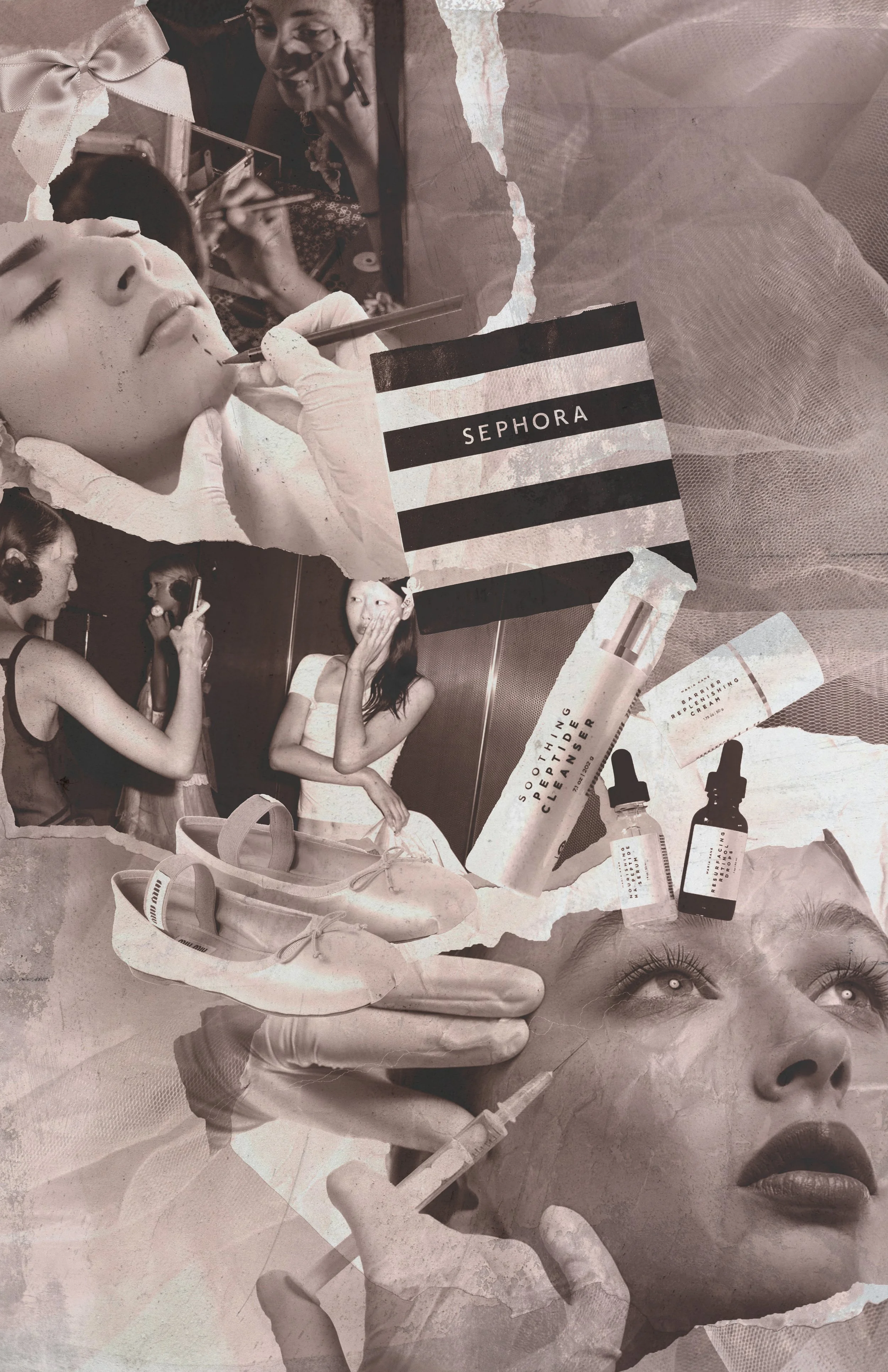 no one knows how old they're supposed to be anymore | Photoshop Collage, 2025