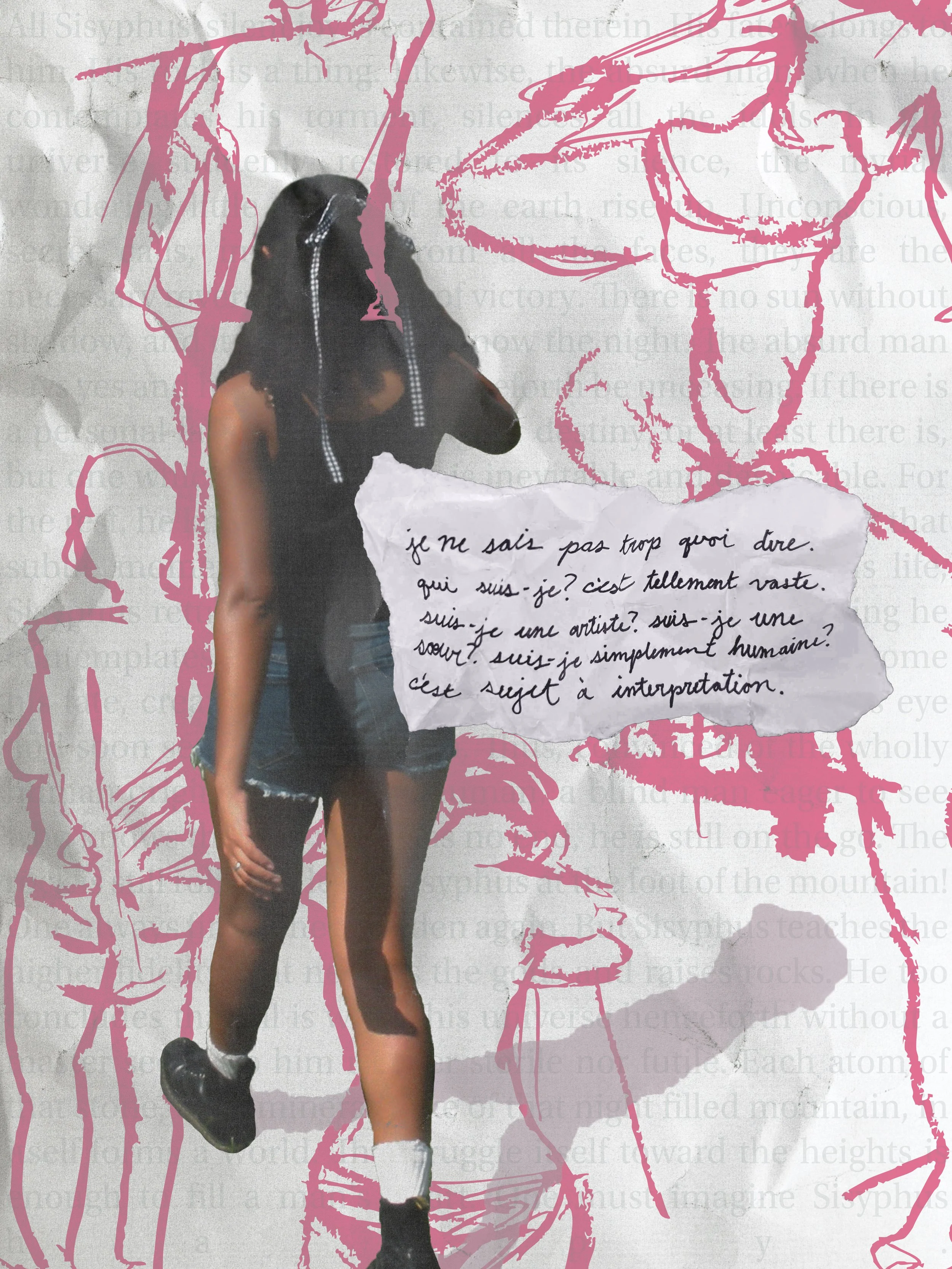 qui suis-je? | Photoshop Collage, 2025