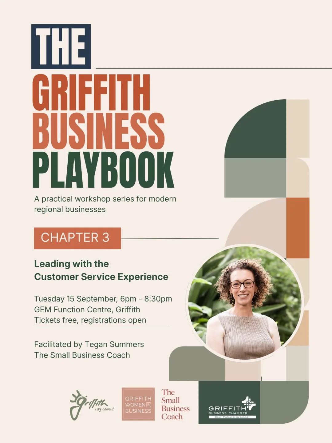 🎤 I'm excited to be presenting Chapter 3 of The Griffith Business Playbook!

𝗟𝗲𝗮𝗱𝗶𝗻𝗴 𝘄𝗶𝘁𝗵 𝘁𝗵𝗲 𝗖𝘂𝘀𝘁𝗼𝗺𝗲𝗿 𝗘𝘅𝗽𝗲𝗿𝗶𝗲𝗻𝗰𝗲
In regional business, reputation is everything - whether positive or negative. And it all comes down to