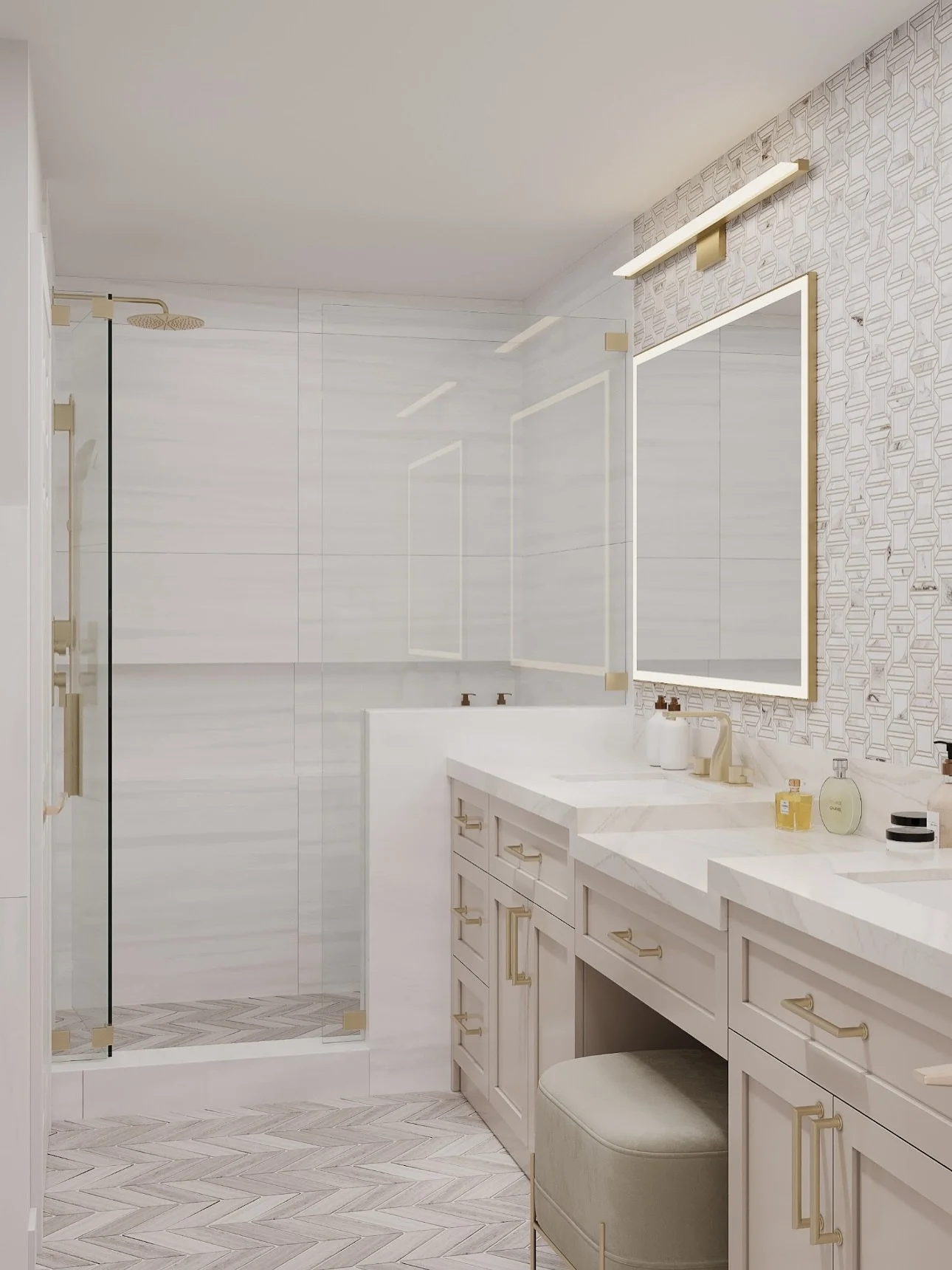 Color unlocks possibilities🔥

This design is built on calm, soft tones that bring a sense of harmony and comfort. 

But that&rsquo;s the beauty of it &mdash; you can &ldquo;wake it up&rdquo; with any bold accents, from towels to art pieces, and crea